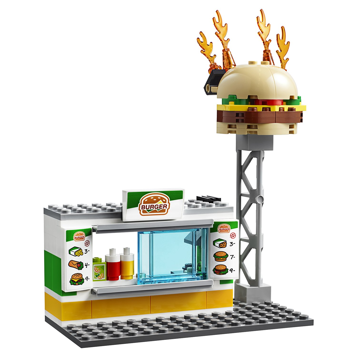 Lego City 60214 Пожарные: Пожар в бургер-кафе