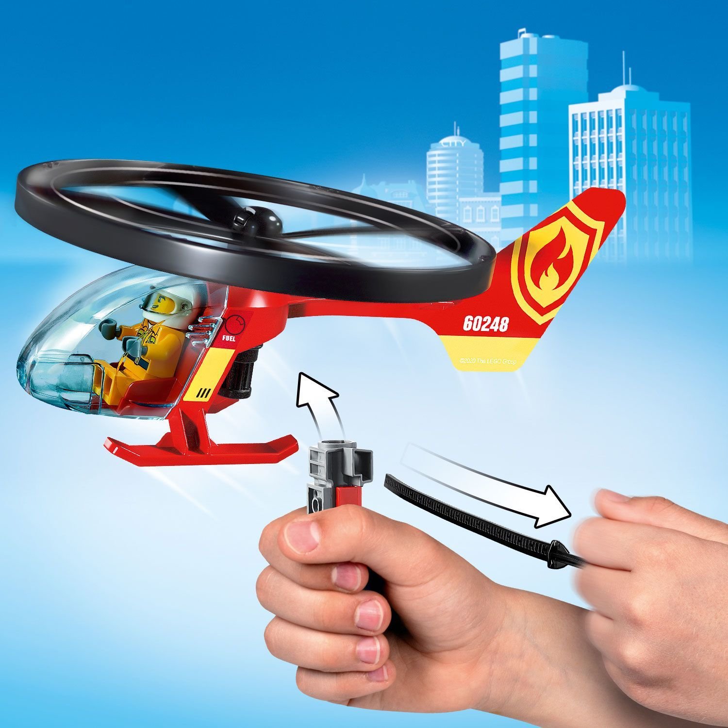 Lego City 60248 Пожарный спасательный вертолёт