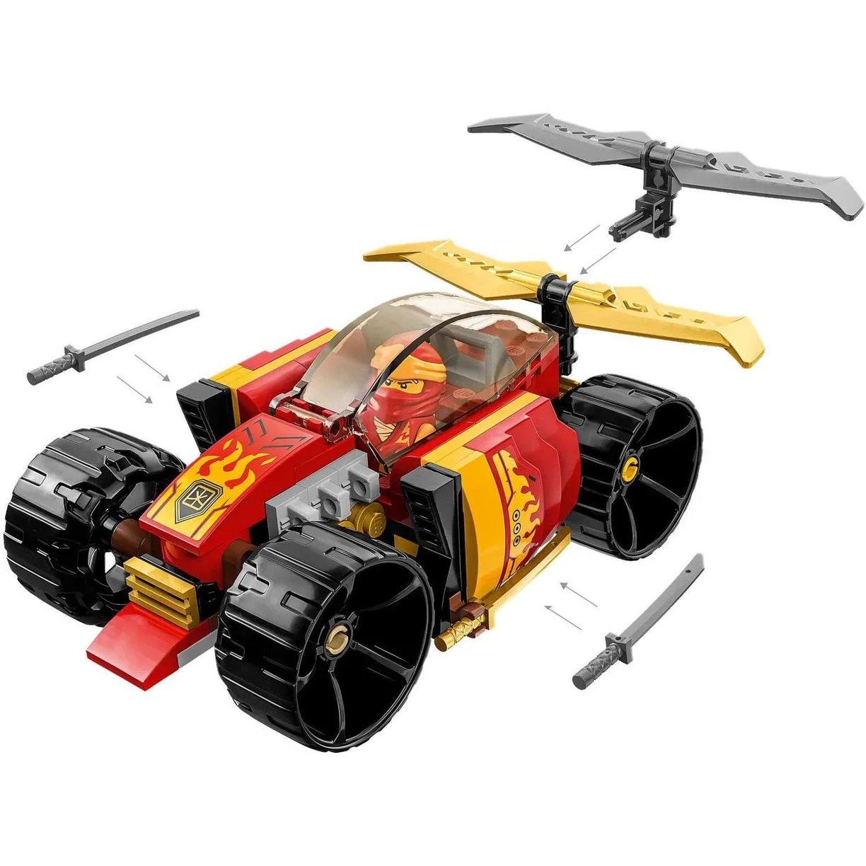 Lego Ninjago 71780 Гоночный автомобиль ниндзя Кая EVO
