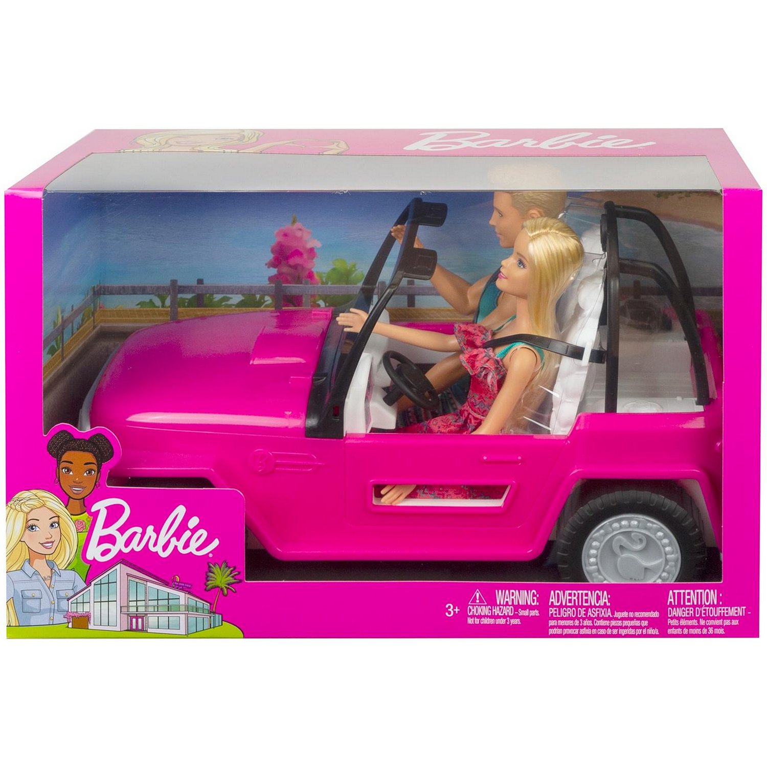 Набор Barbie CJD12 Пляжный автомобиль
