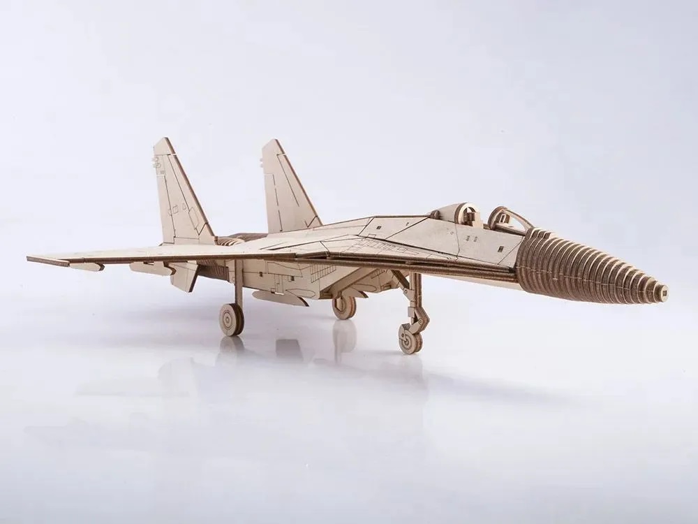 Сборная деревянная модель Baumi Сверхзвуковой истребитель 1/48 арт.11403