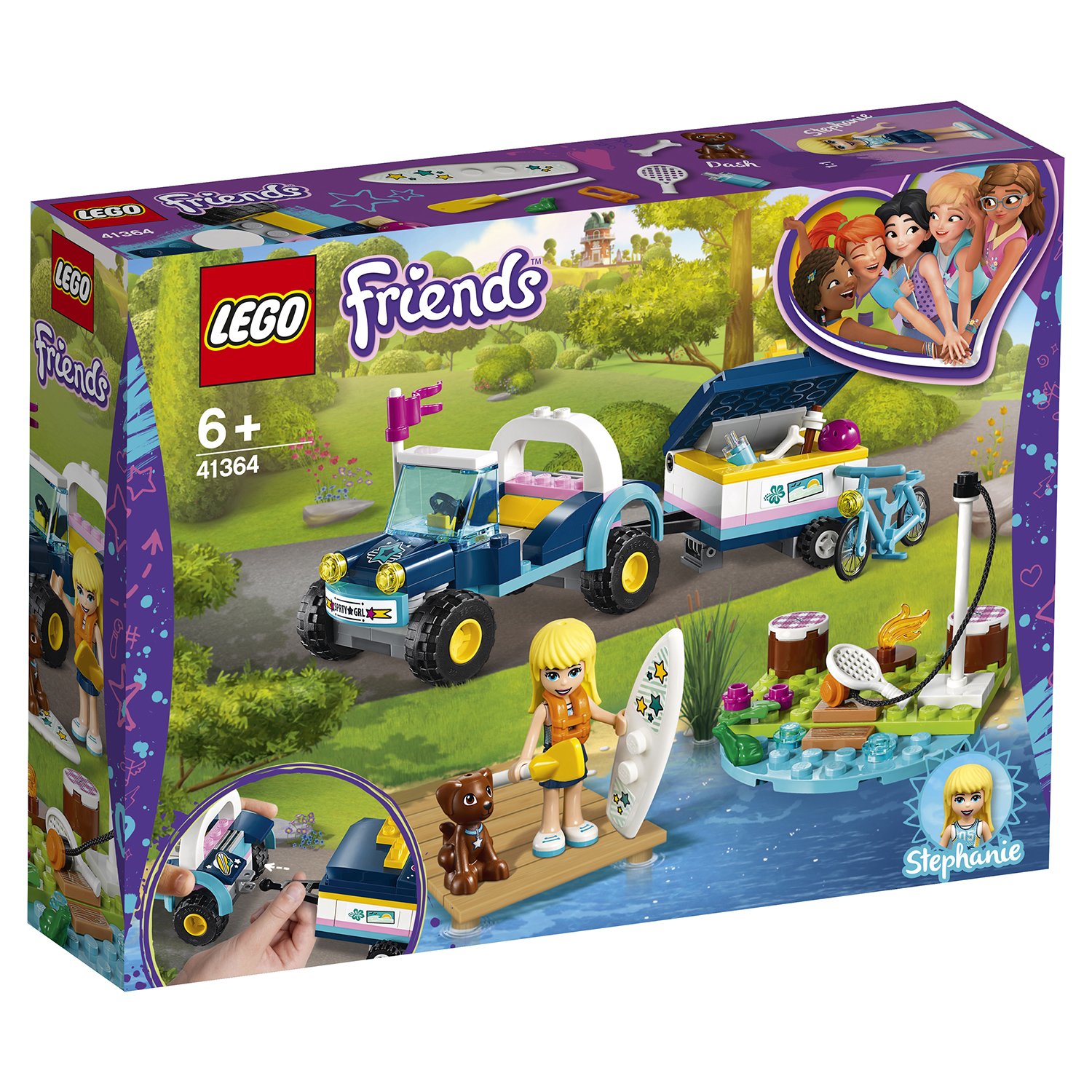 Lego Friends 41364 Багги с прицепом Стефани