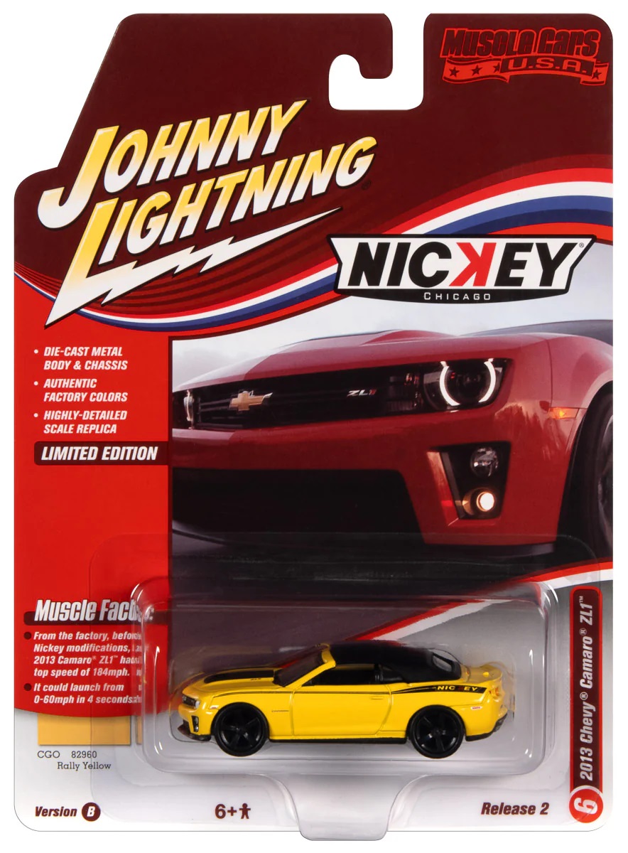 Машинка Johny Lightning 2013 Chevy Camaro ZL1
