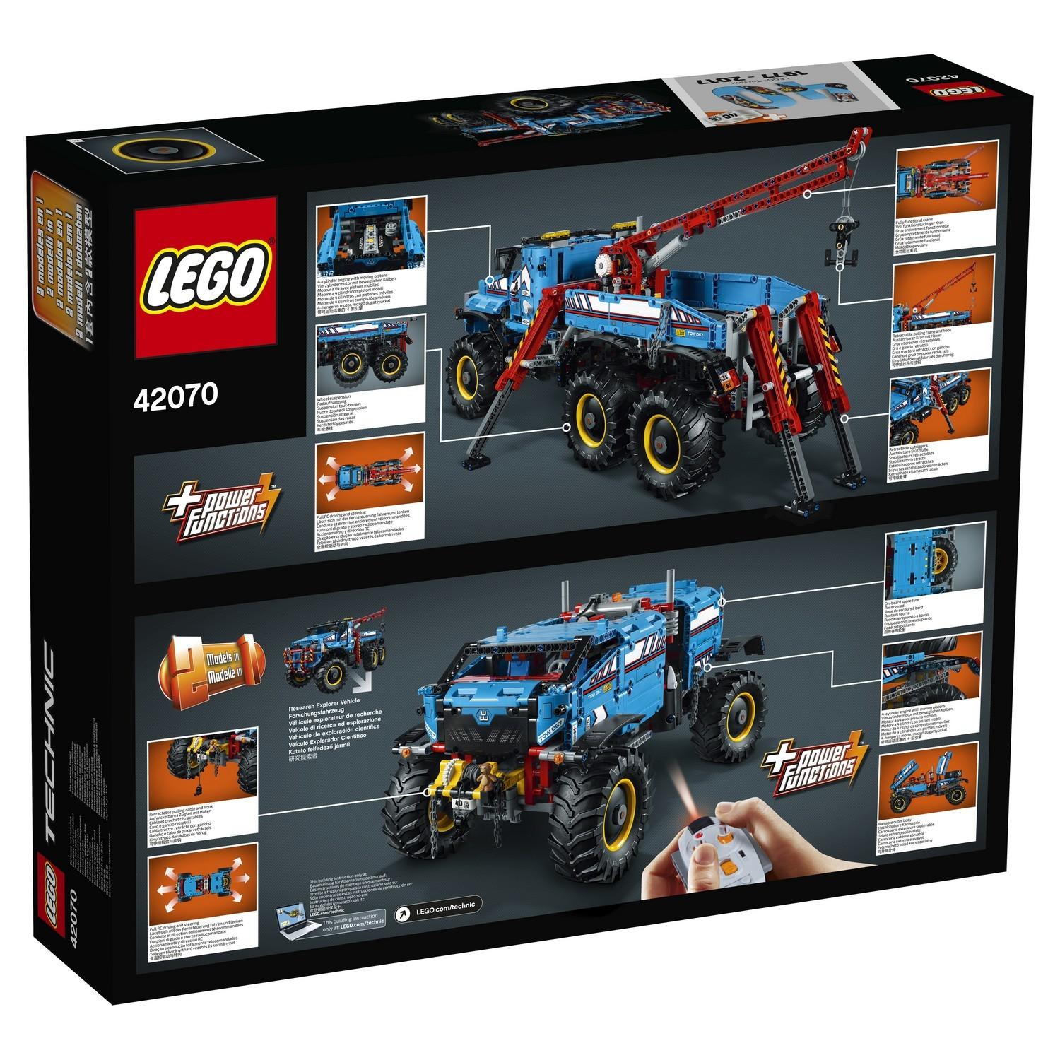 Lego Technic 42070 Аварийный внедорожник 6х6