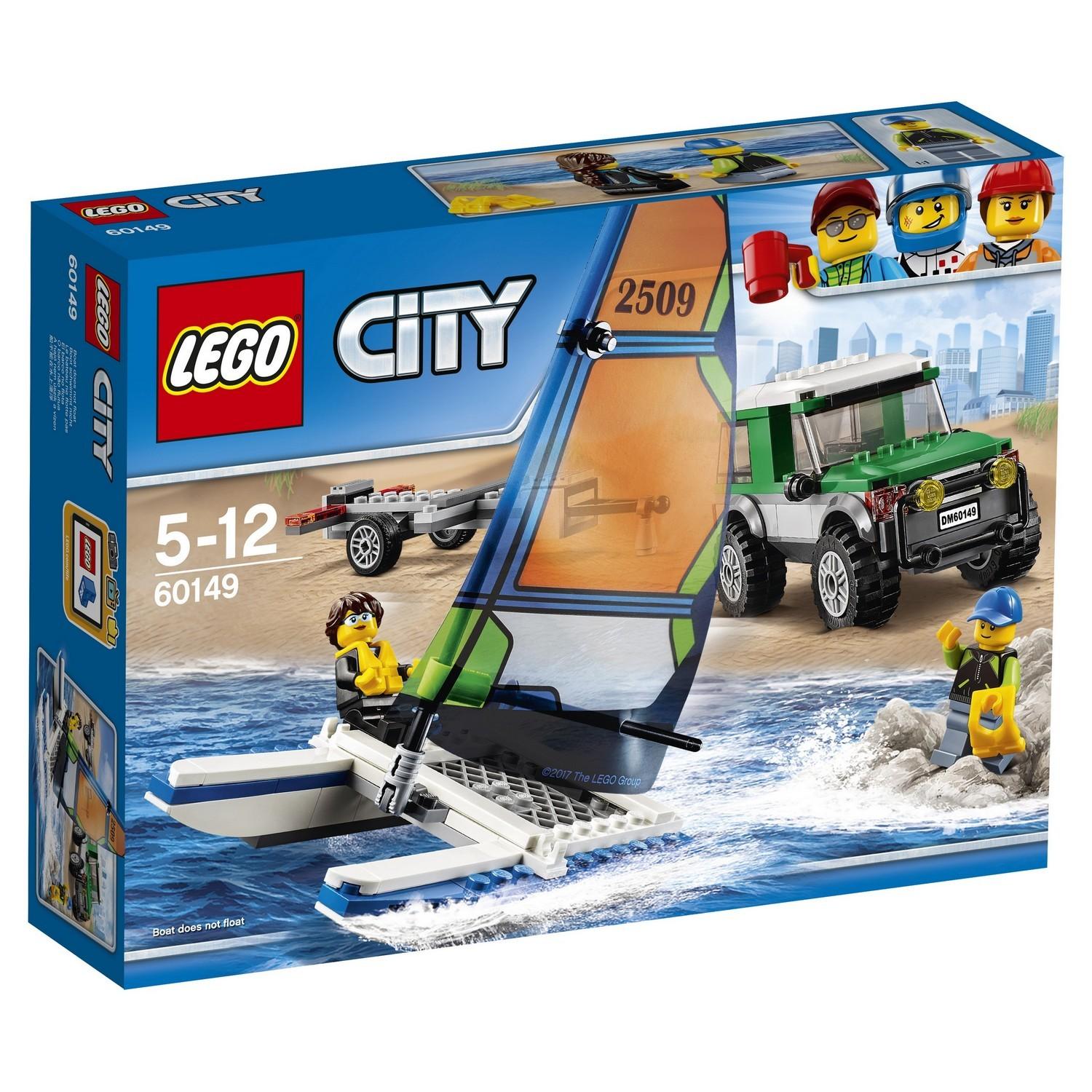 Lego City 60149 Внедорожник с прицепом для катамарана