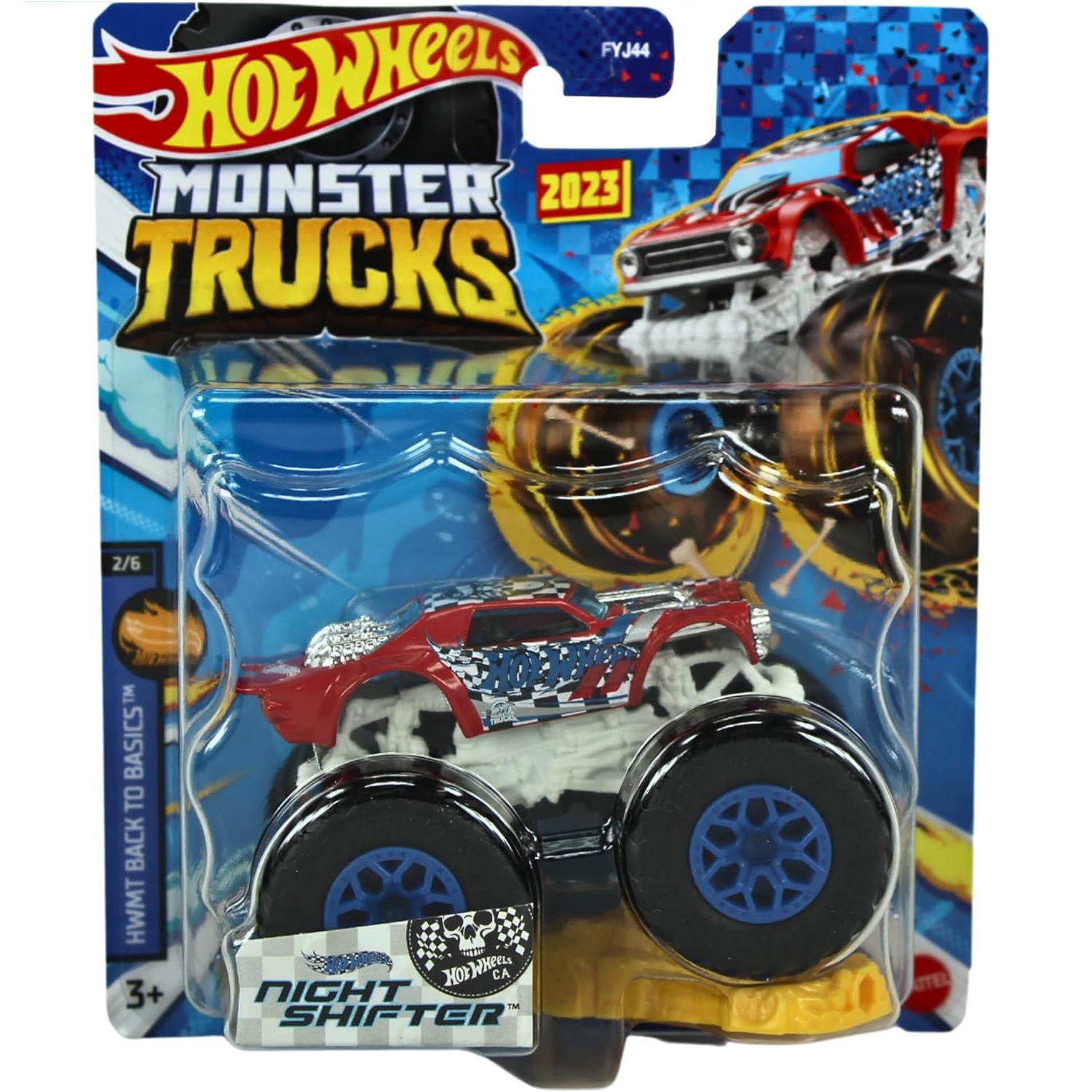 Машинка Hot Wheels HLR80 Monster Trucks Night Shifter 2023