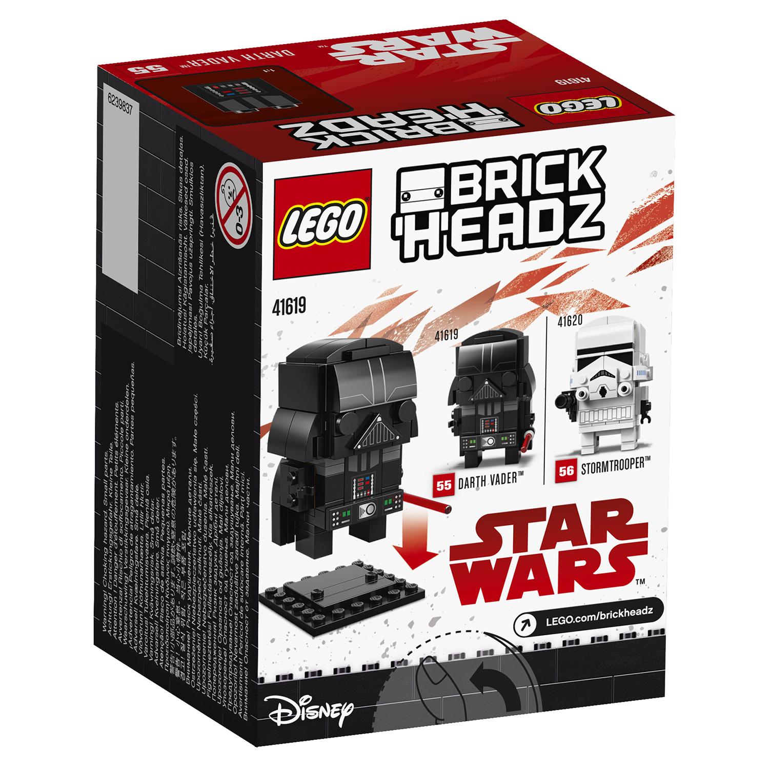 Lego BrickHeadz 41619 Дарт Вейдер