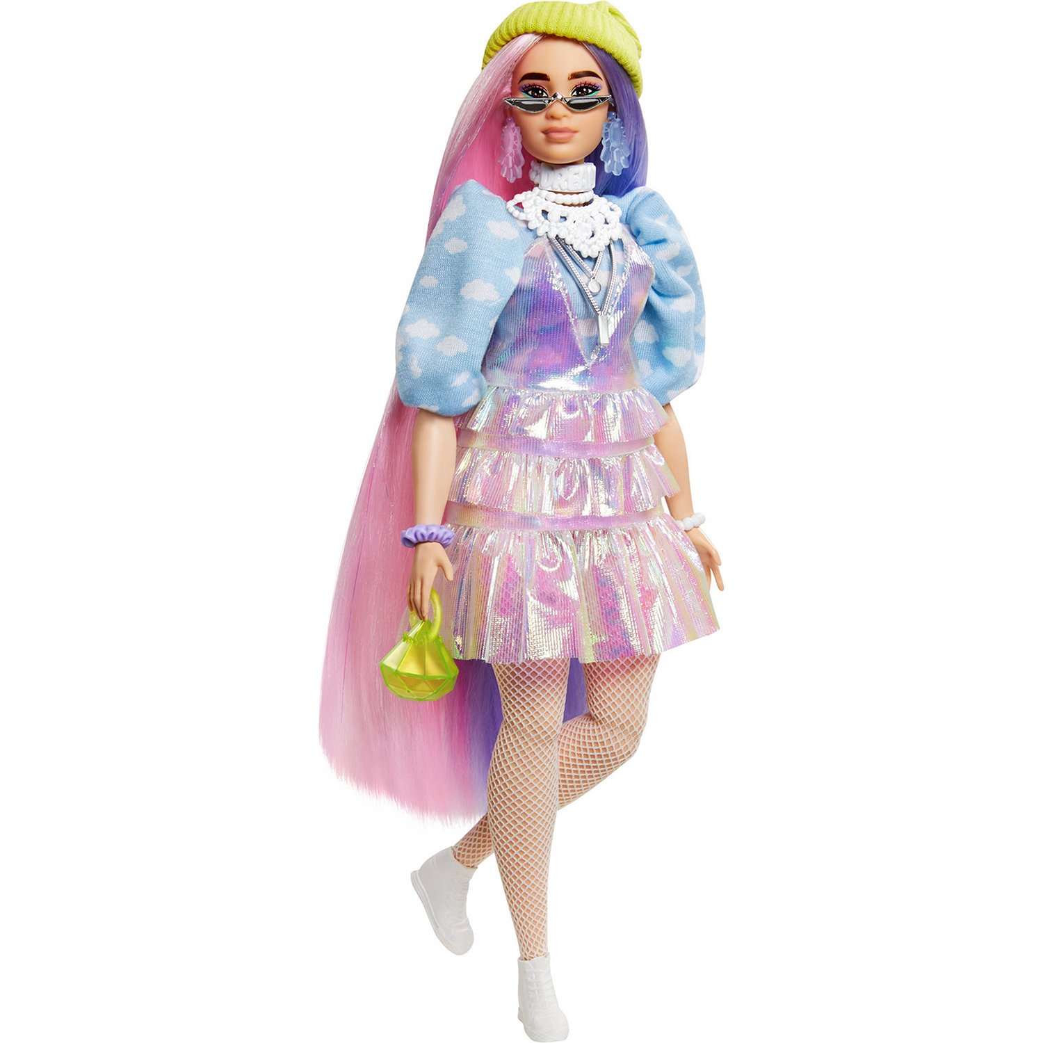 Кукла Barbie GVR05 Экстра в шапочке