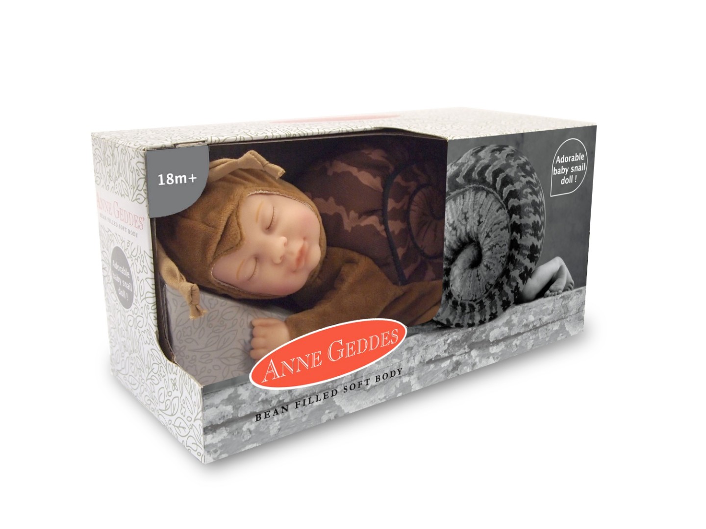 Пупс Anne Geddes Улитка коричневая арт.579168