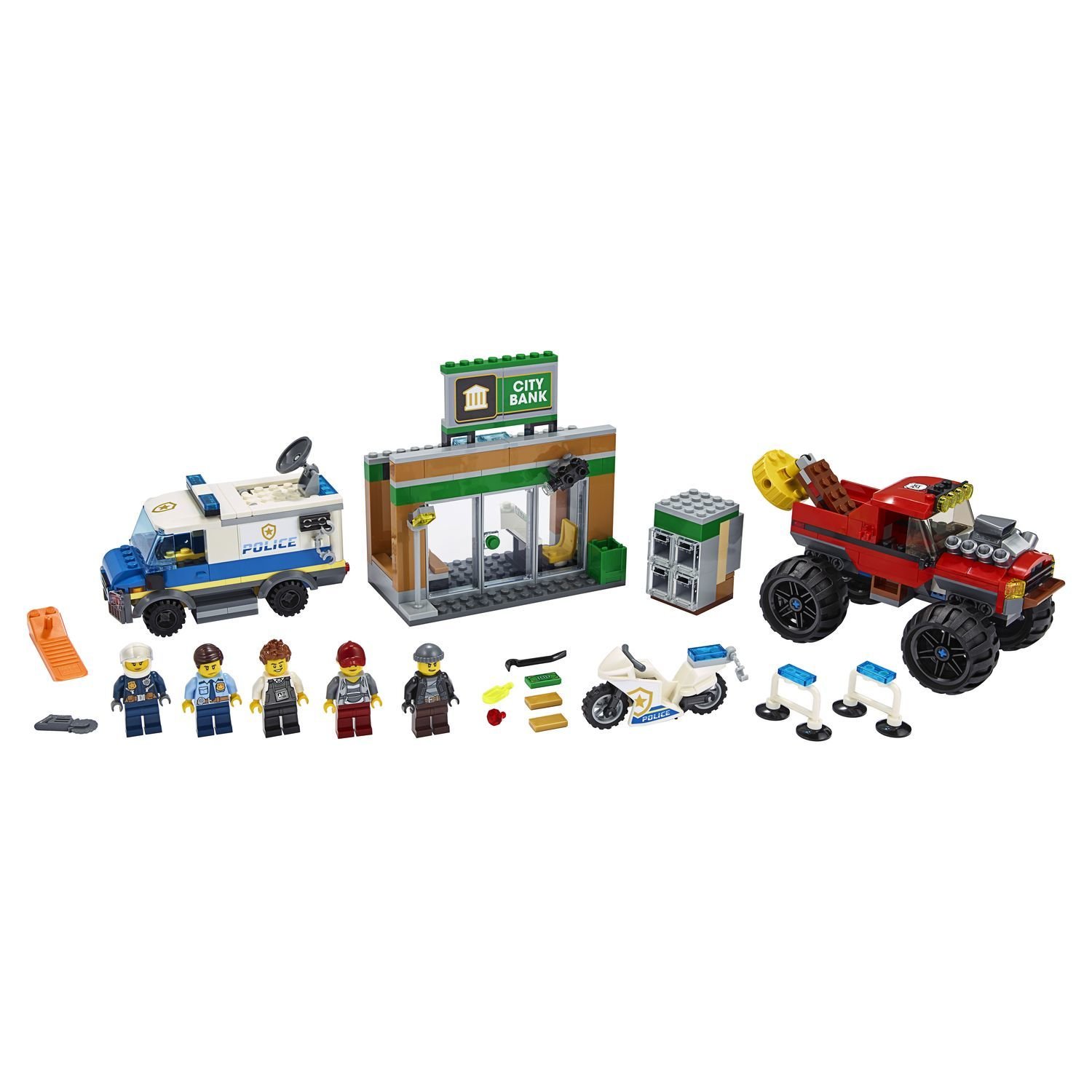 Lego City 60245 Ограбление полицейского монстр-трака