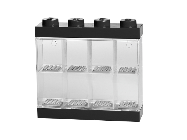 Пластиковый кейс Lego 4065 для 8 минифигур, черный