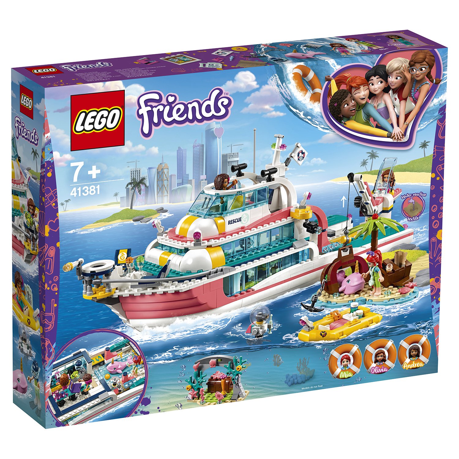 Lego Friends 41381 Катер для спасательных операций