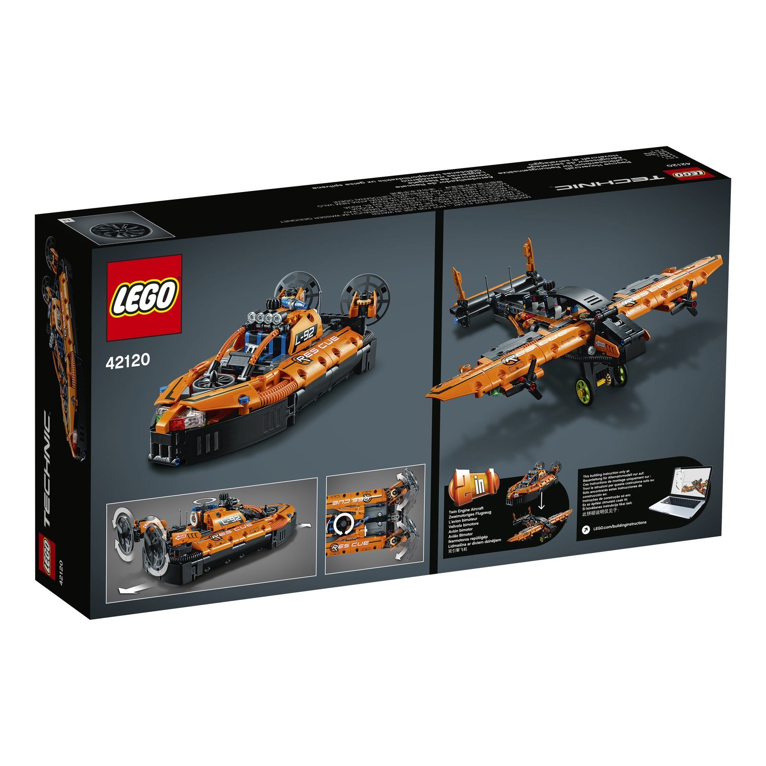 Lego Technic 42120 Спасательное судно на воздушной подушке