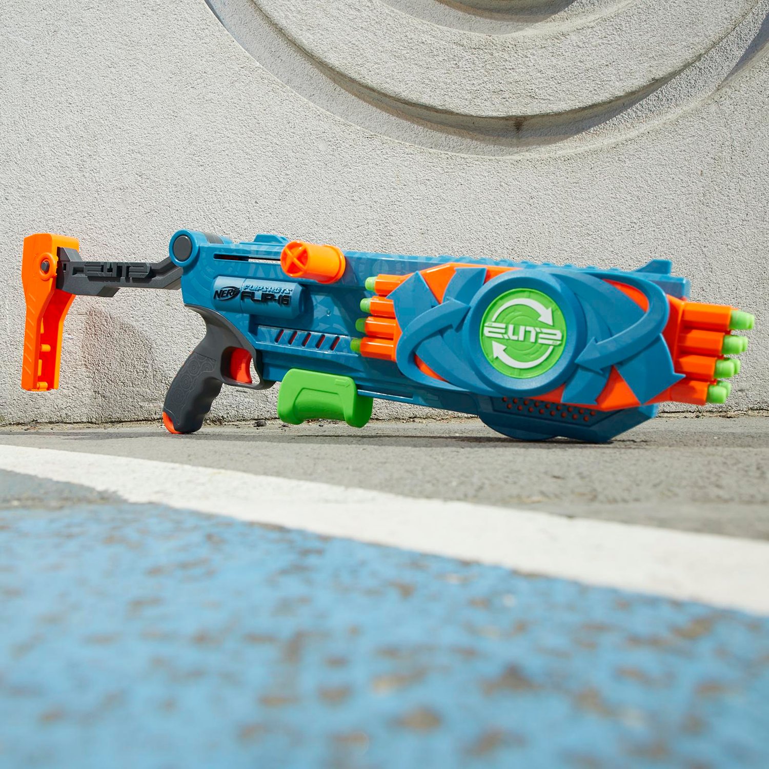 Бластер Nerf Elite 2.0 F2551 Флип 16 Эко-упаковка