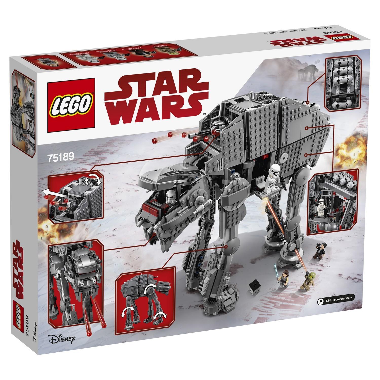 Lego Star Wars 75189 Штурмовой шагоход Первого Ордена