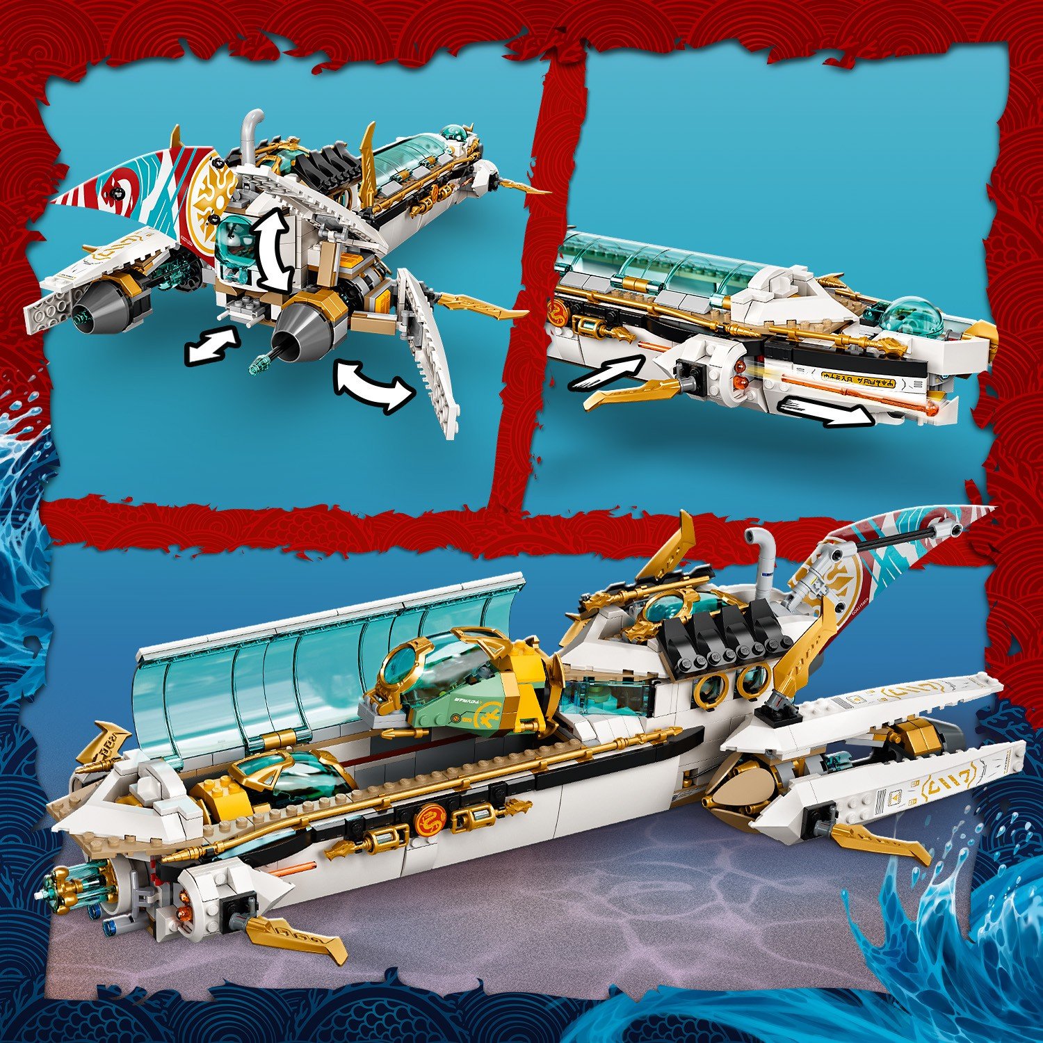 Lego Ninjago 71756 Подводный «Дар Судьбы»