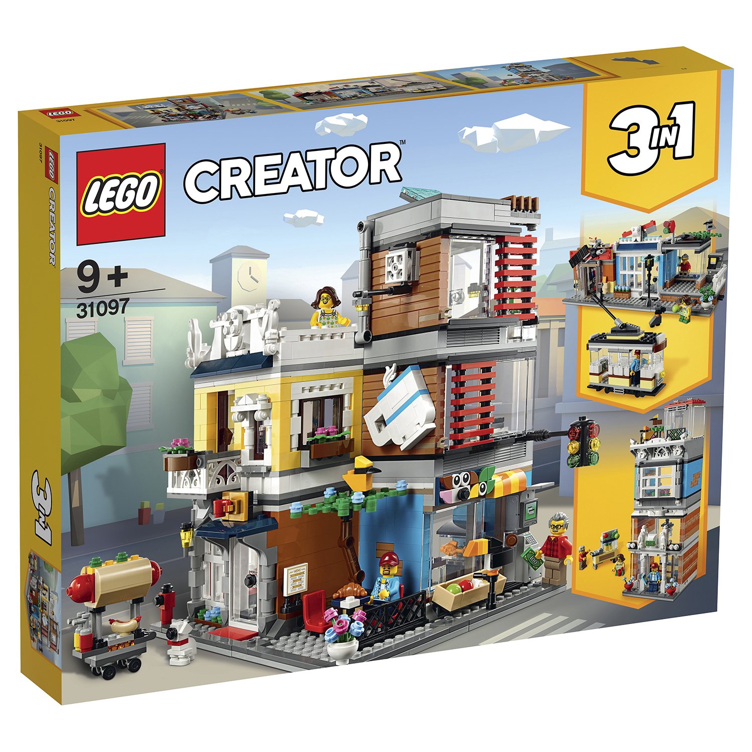 Lego Creator 31097 Зоомагазин и кафе в центре города