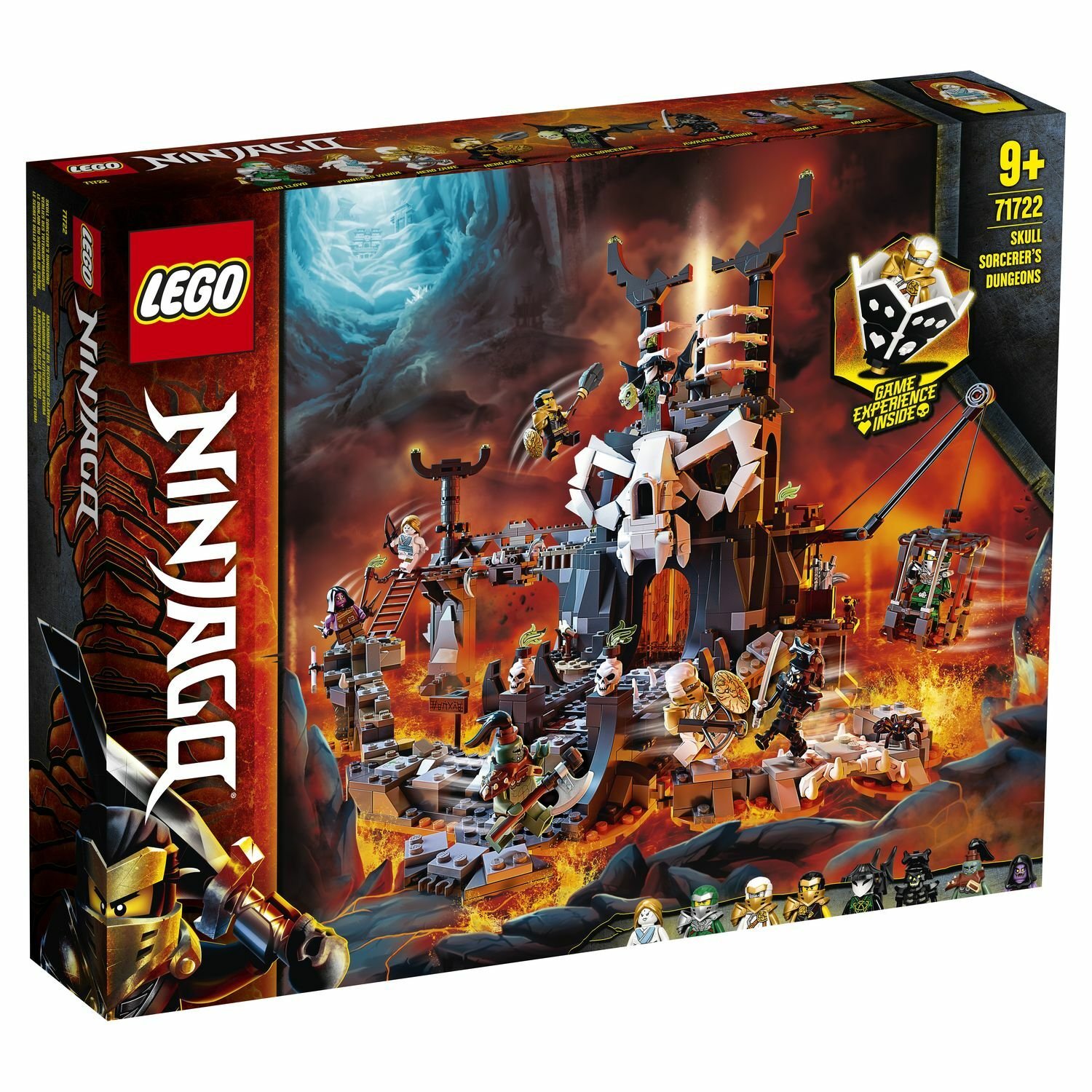 Lego Ninjago 71722 Подземелье колдуна-скелета