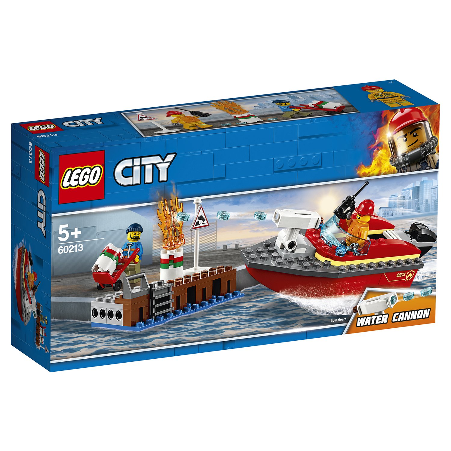 Lego City 60213 Пожарные: Пожар в порту