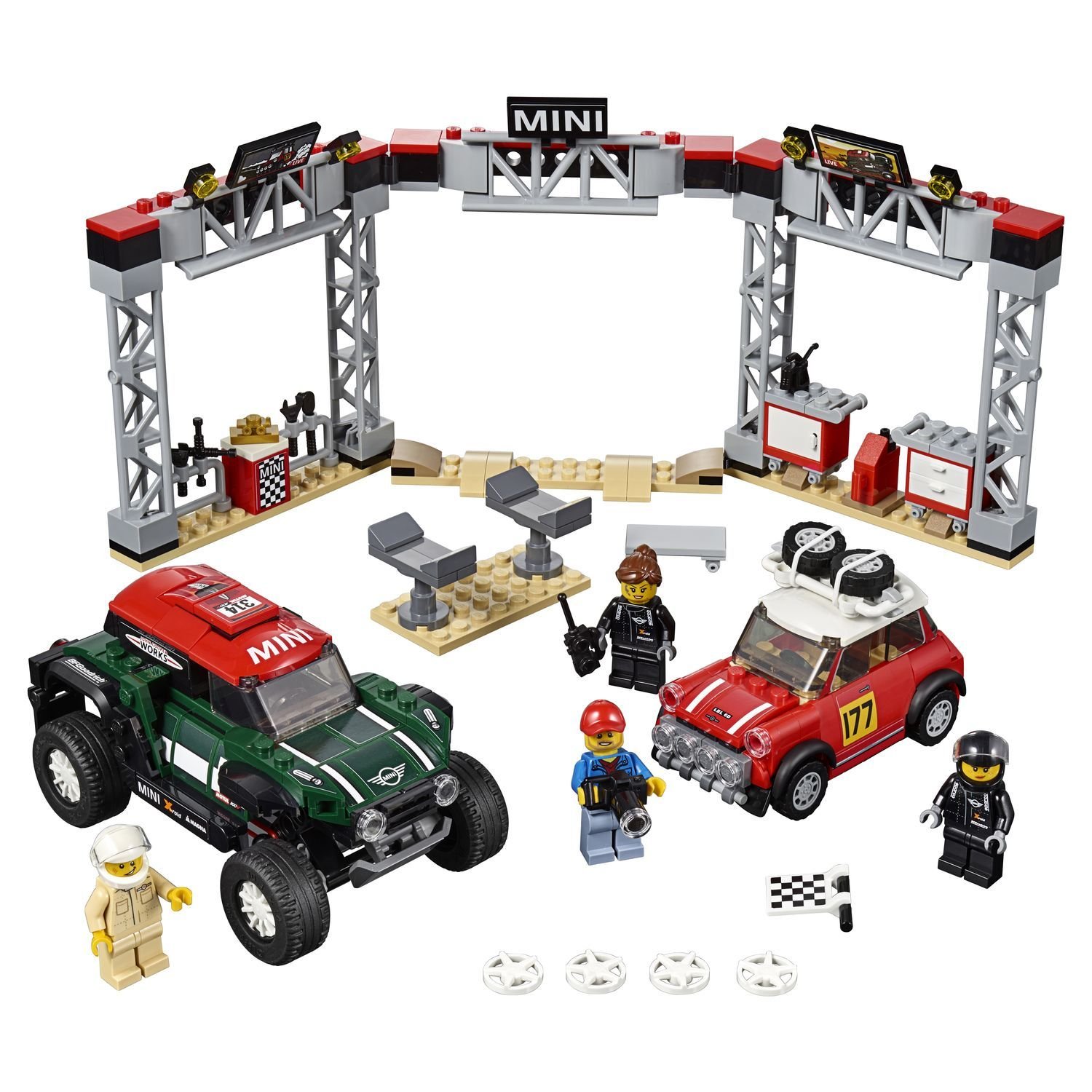Lego Speed Champions 75894 1967 Mini Cooper S Rally+2018 Mini Cooper 75894