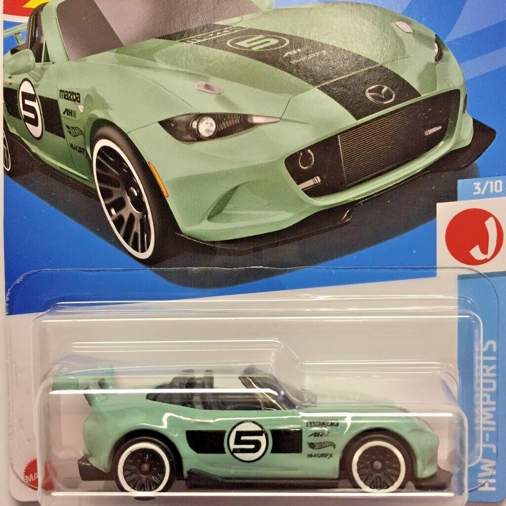 Машинка Hot Wheels HTC42 HW J-Imports 2024 '15 Mazda MX-5 Miata 3/10