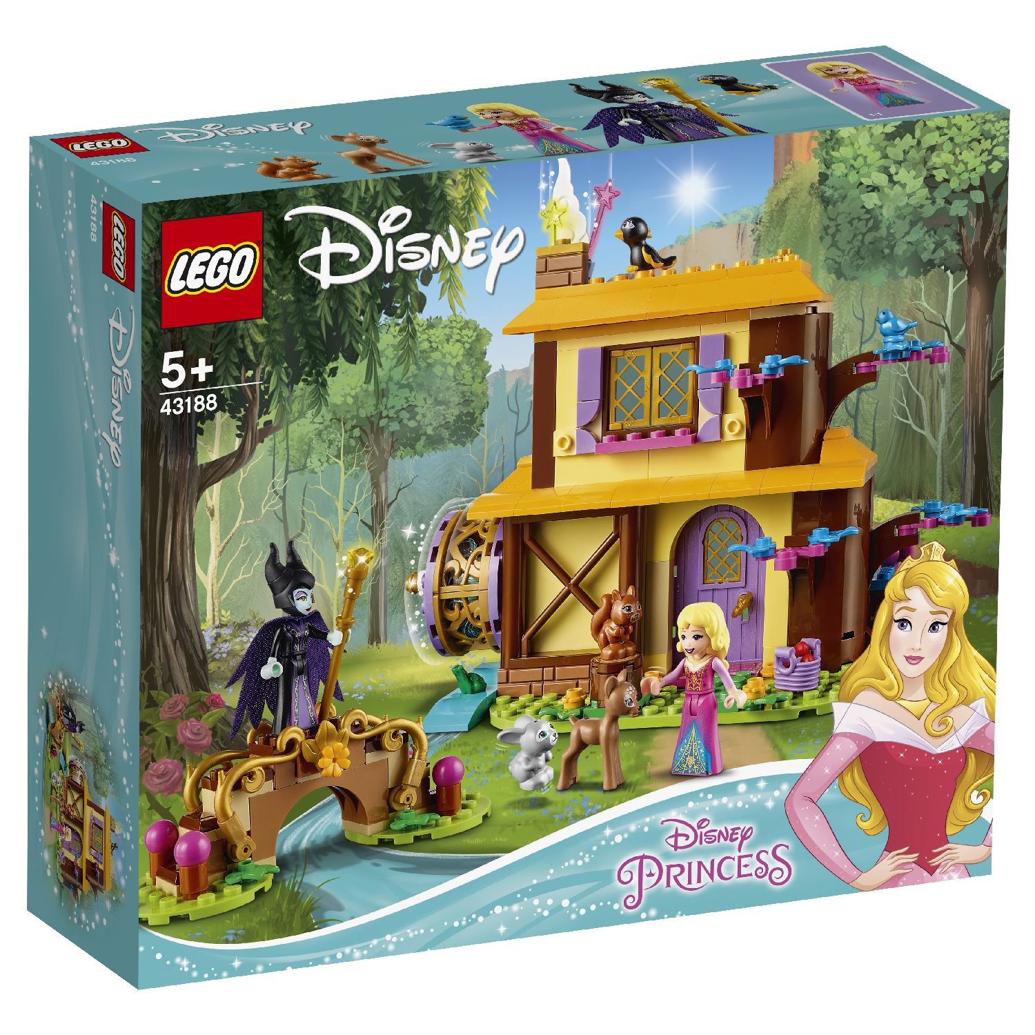 Lego Disney Princess 43188 Лесной домик Спящей красавицы