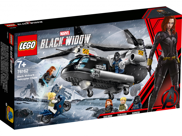 Lego Super Heroes 76162 Погоня на вертолёте Чёрной вдовы