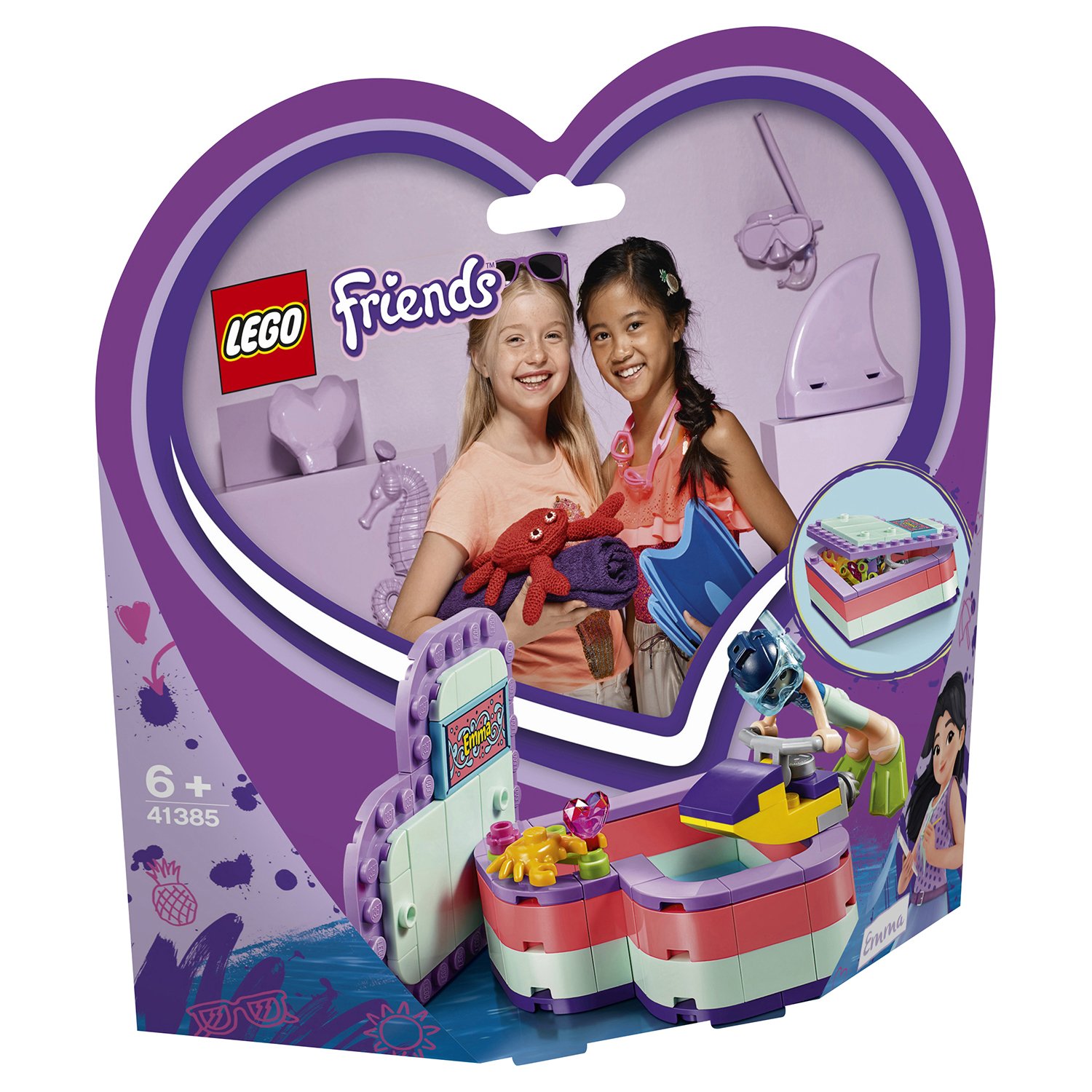 Lego Friends 41385 Летняя шкатулка-сердечко для Эммы