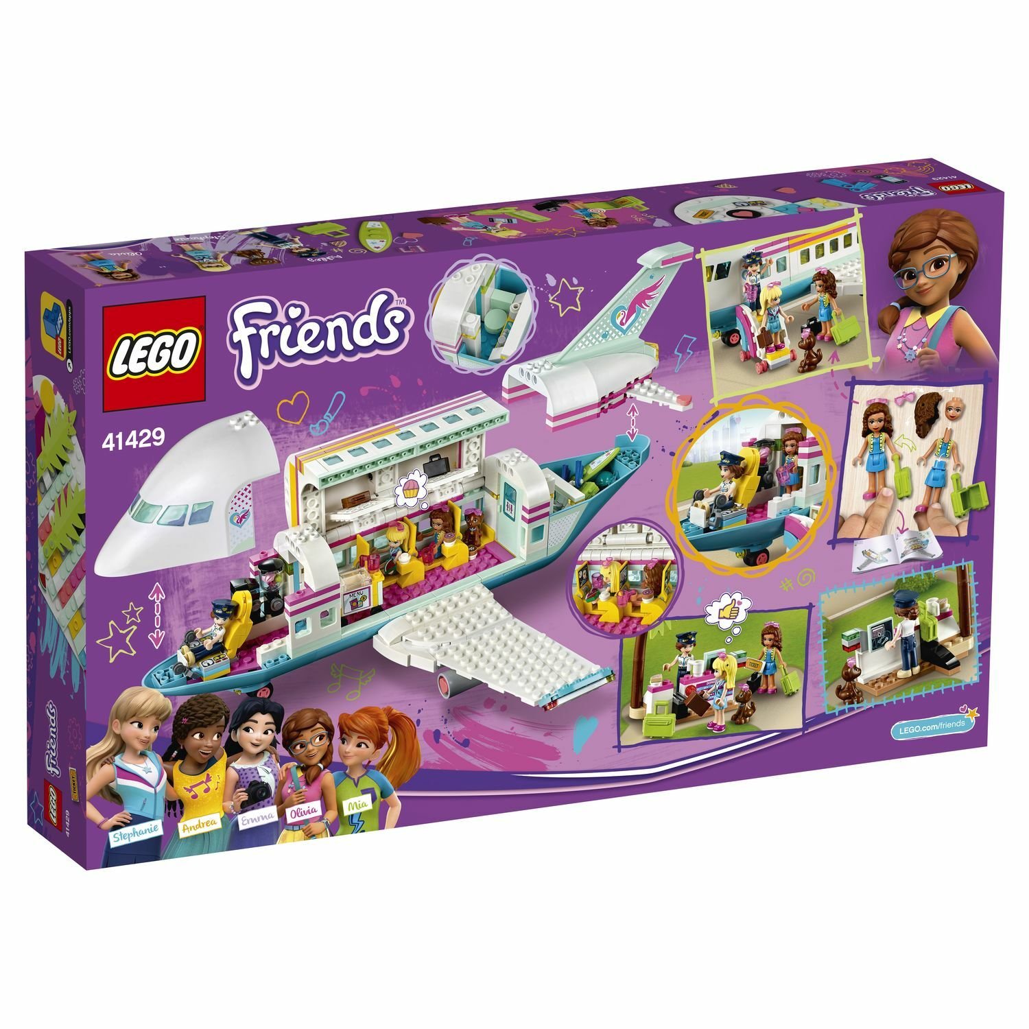 Lego Friends 41429 Самолёт в Хартлейк Сити
