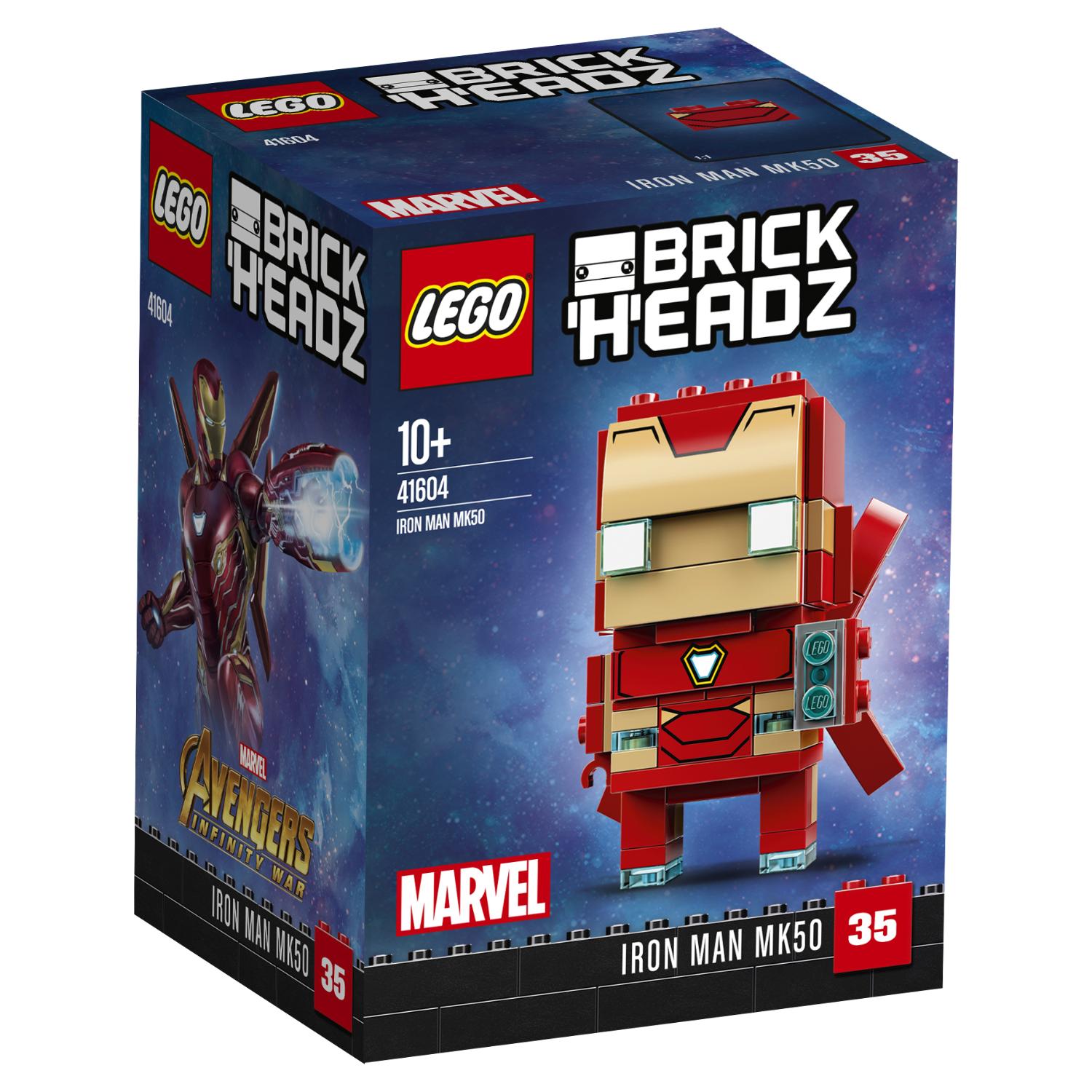 Lego BrickHeadz 41604 Железный человек MK50