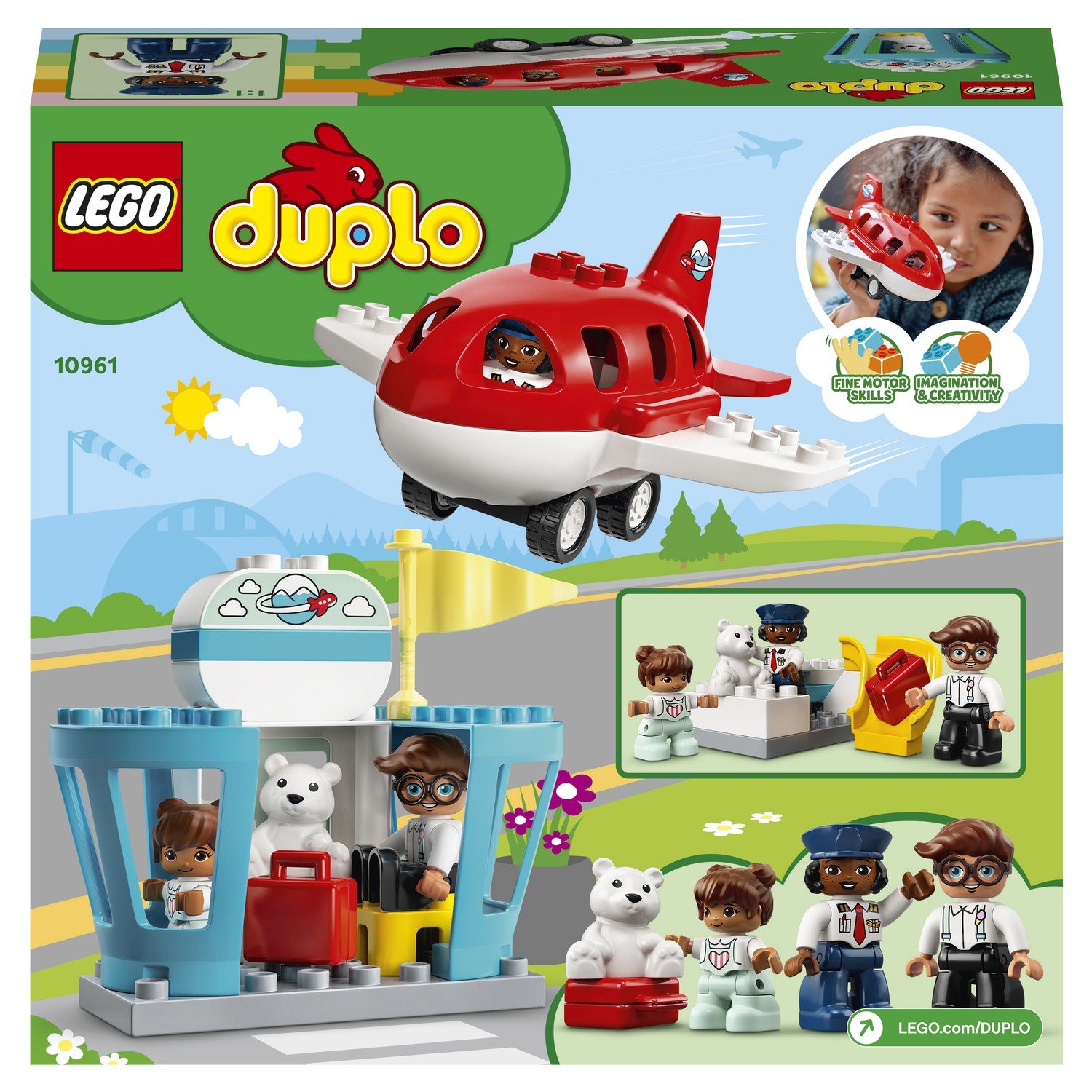 Lego Duplo 10961-SH Cамолет и аэропорт