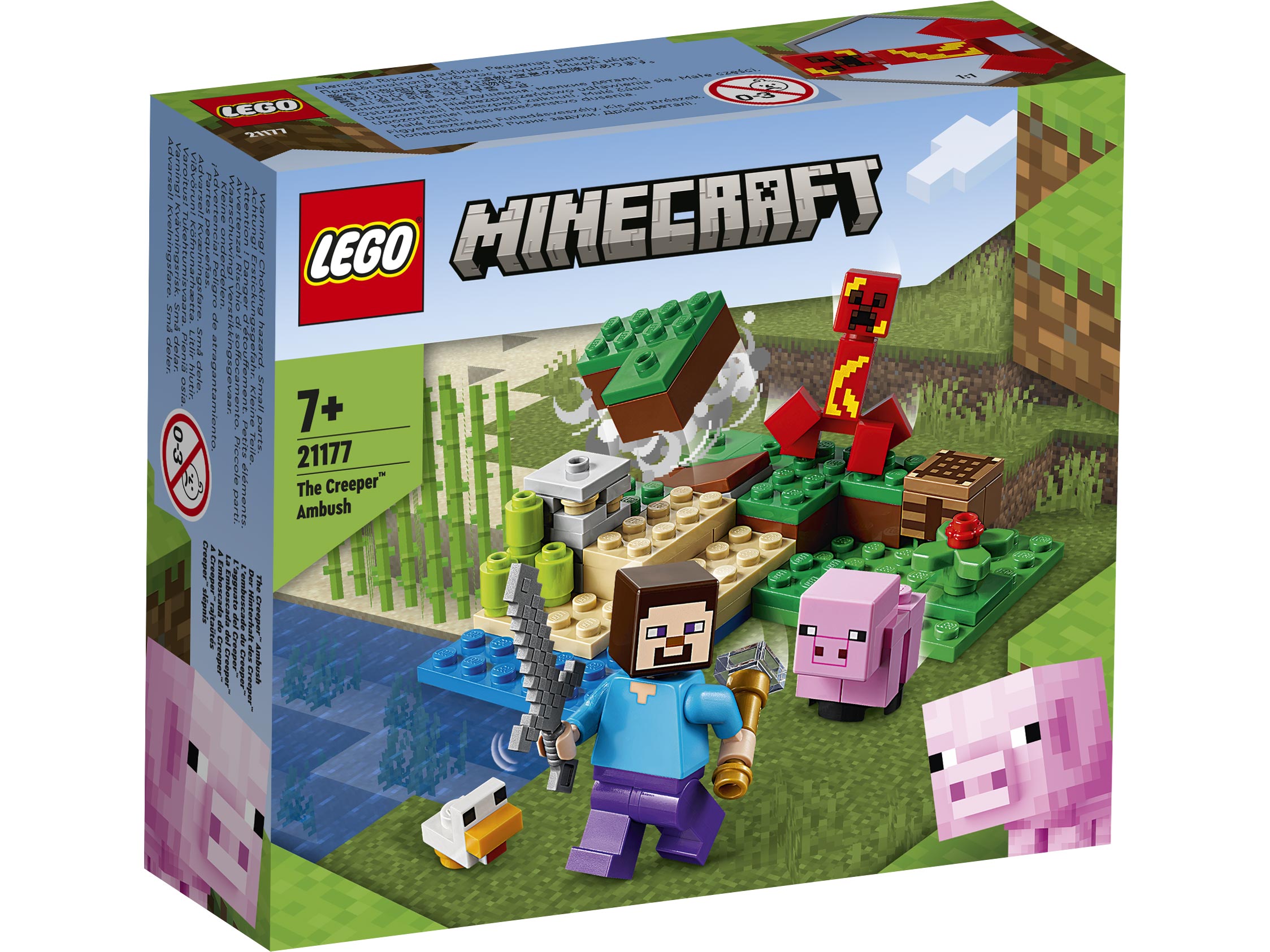 Lego Minecraft 21177 Засада Крипера