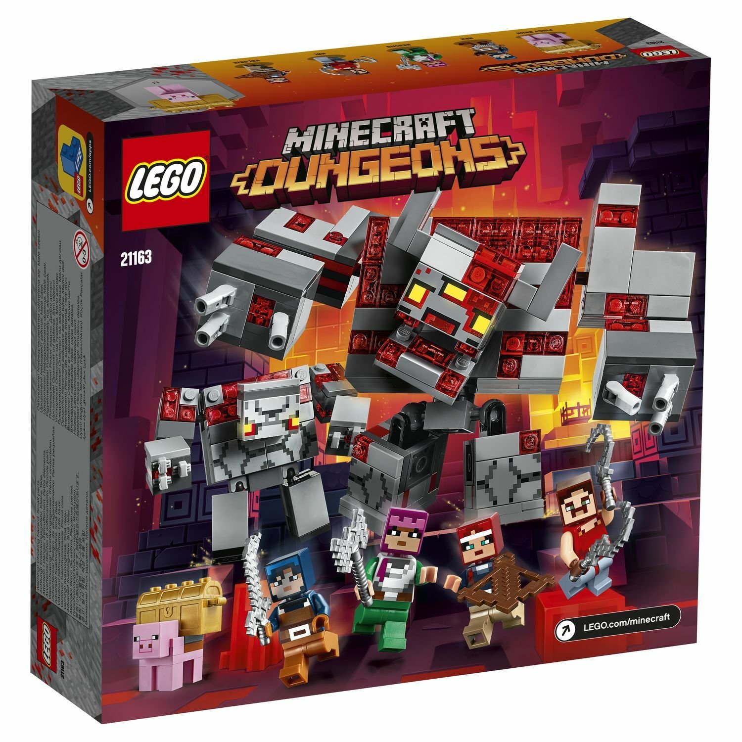 Lego Minecraft 21163 Битва за красную пыль