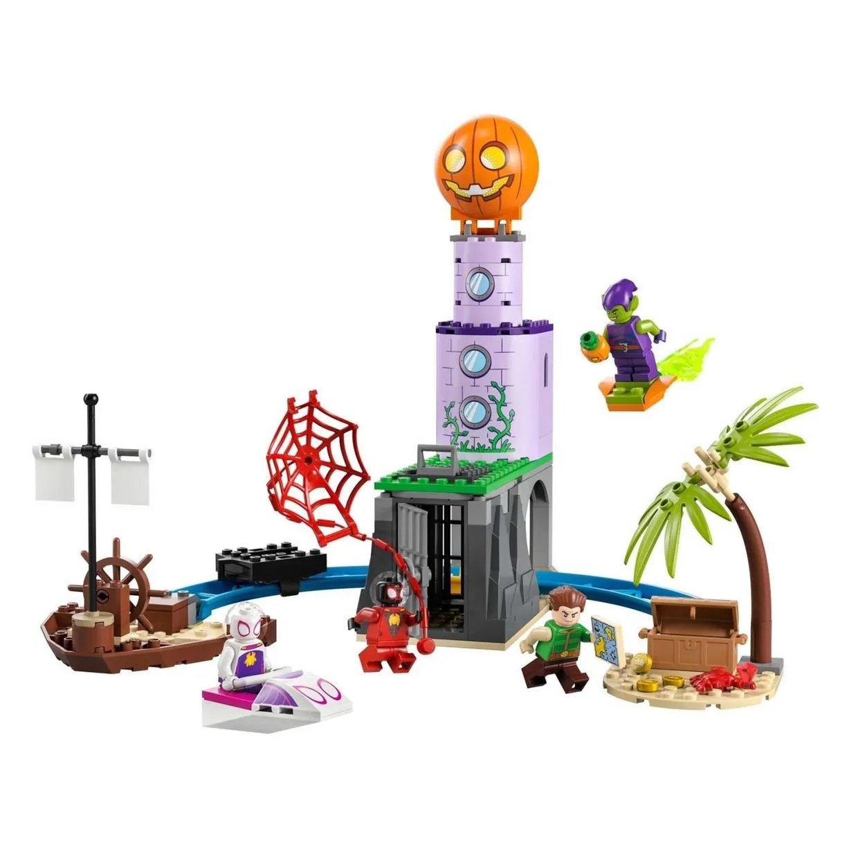 Lego Super Heroes 10790 Команда пауков на маяке Зеленого Гоблина