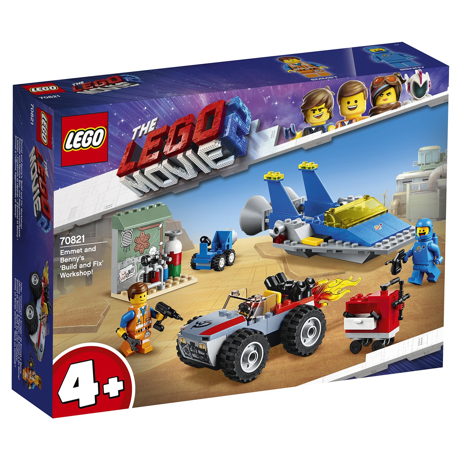 Lego Movie 70821 Мастерская «Строим и чиним» Эммета и Бенни!