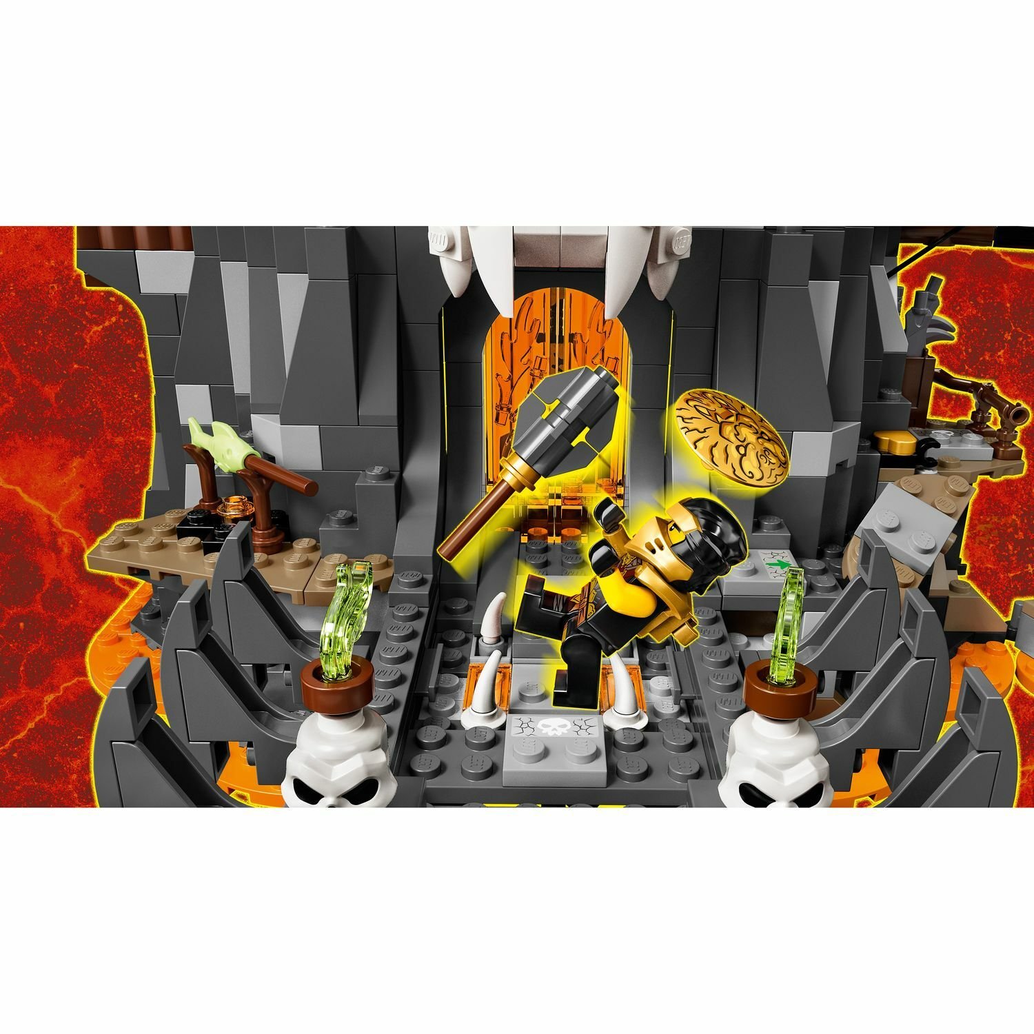 Lego Ninjago 71722 Подземелье колдуна-скелета