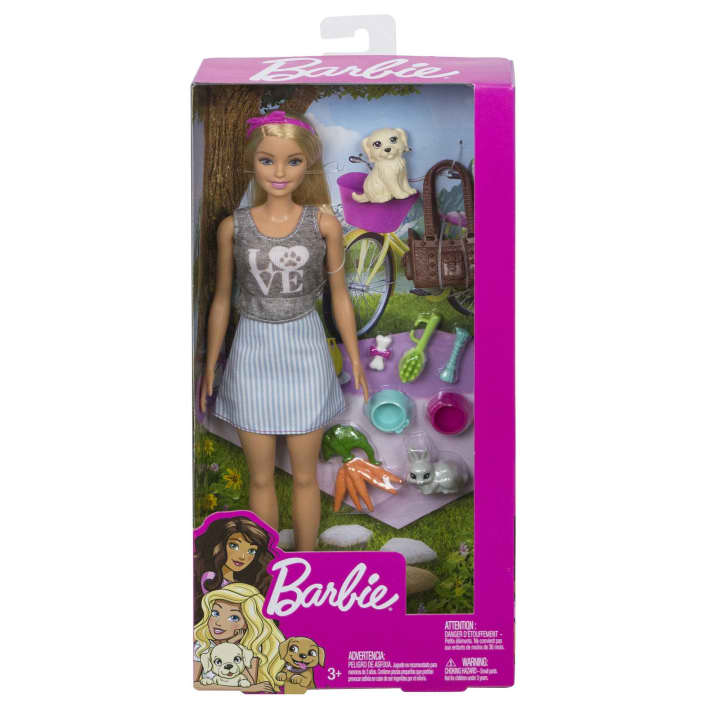 Набор Barbie FPR48 Питомцы Блондинка