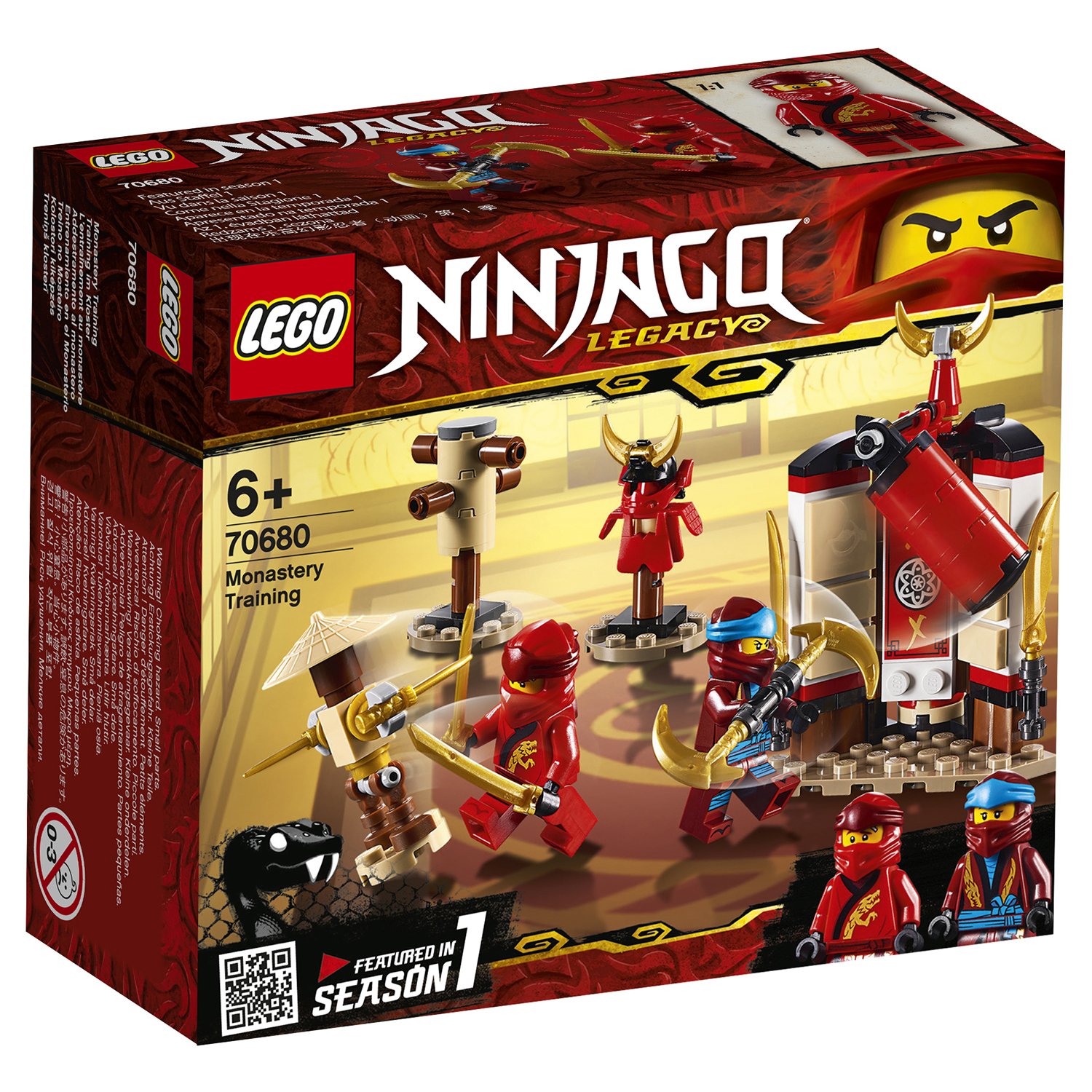 Lego Ninjago 70680 Обучение в монастыре