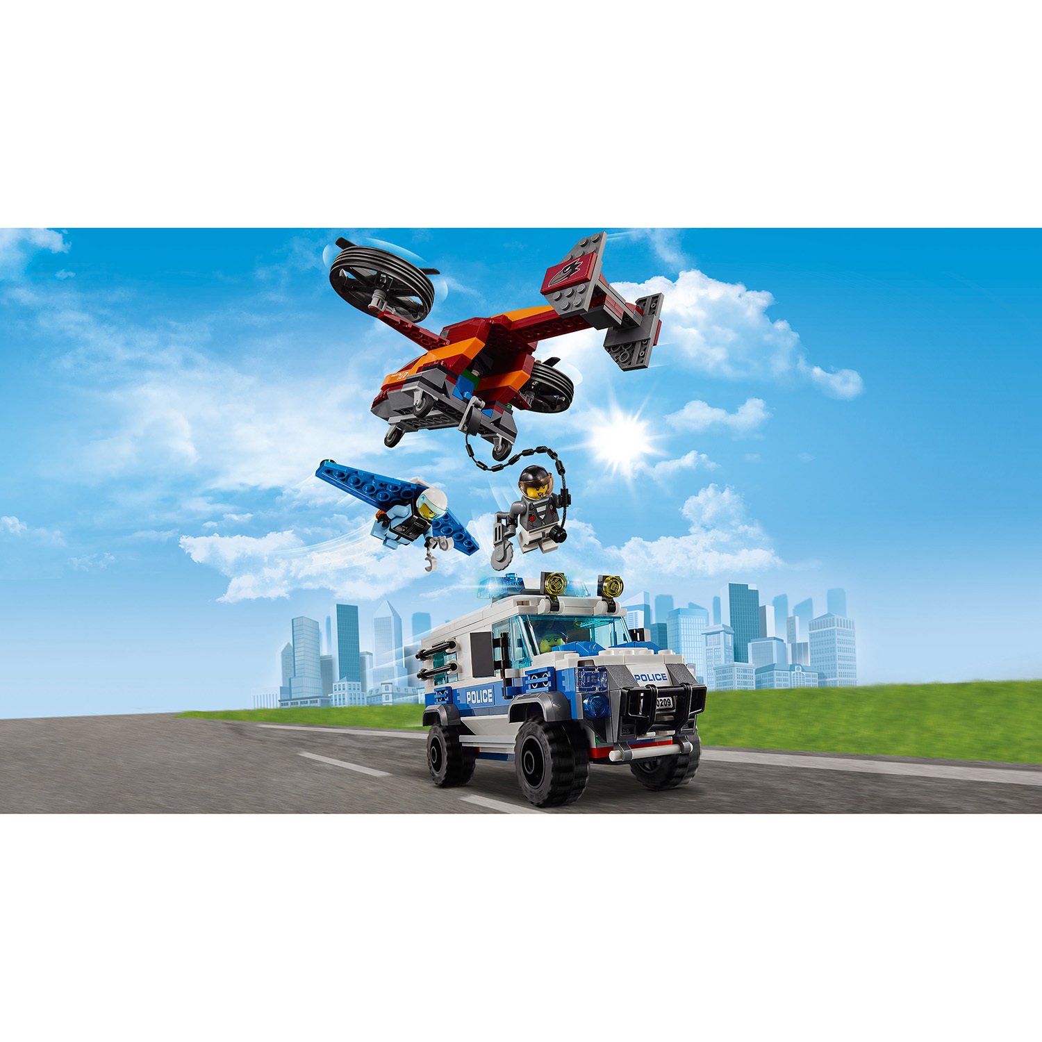 Lego City 60209 Воздушная полиция: Кража бриллиантов