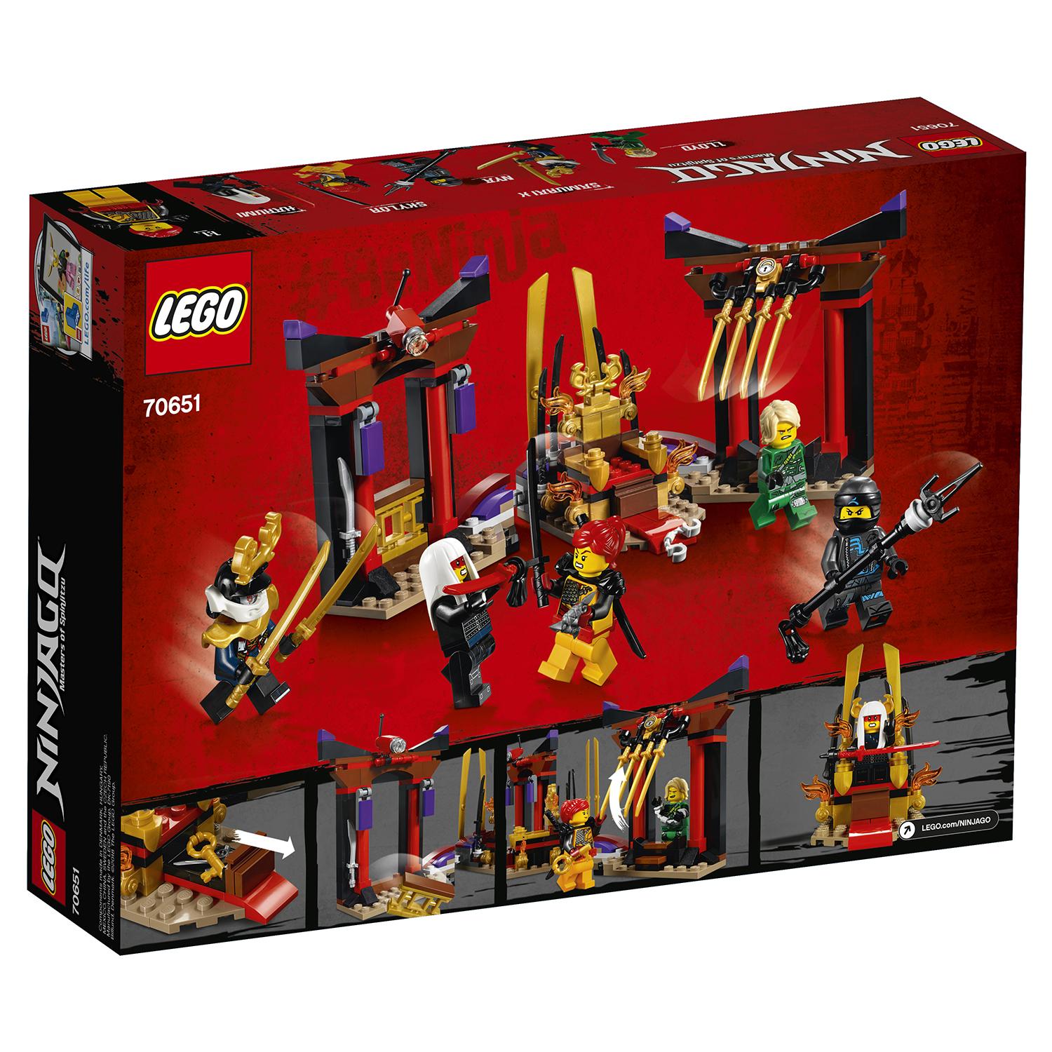 Lego Ninjago 70651 Решающий бой в тронном зале
