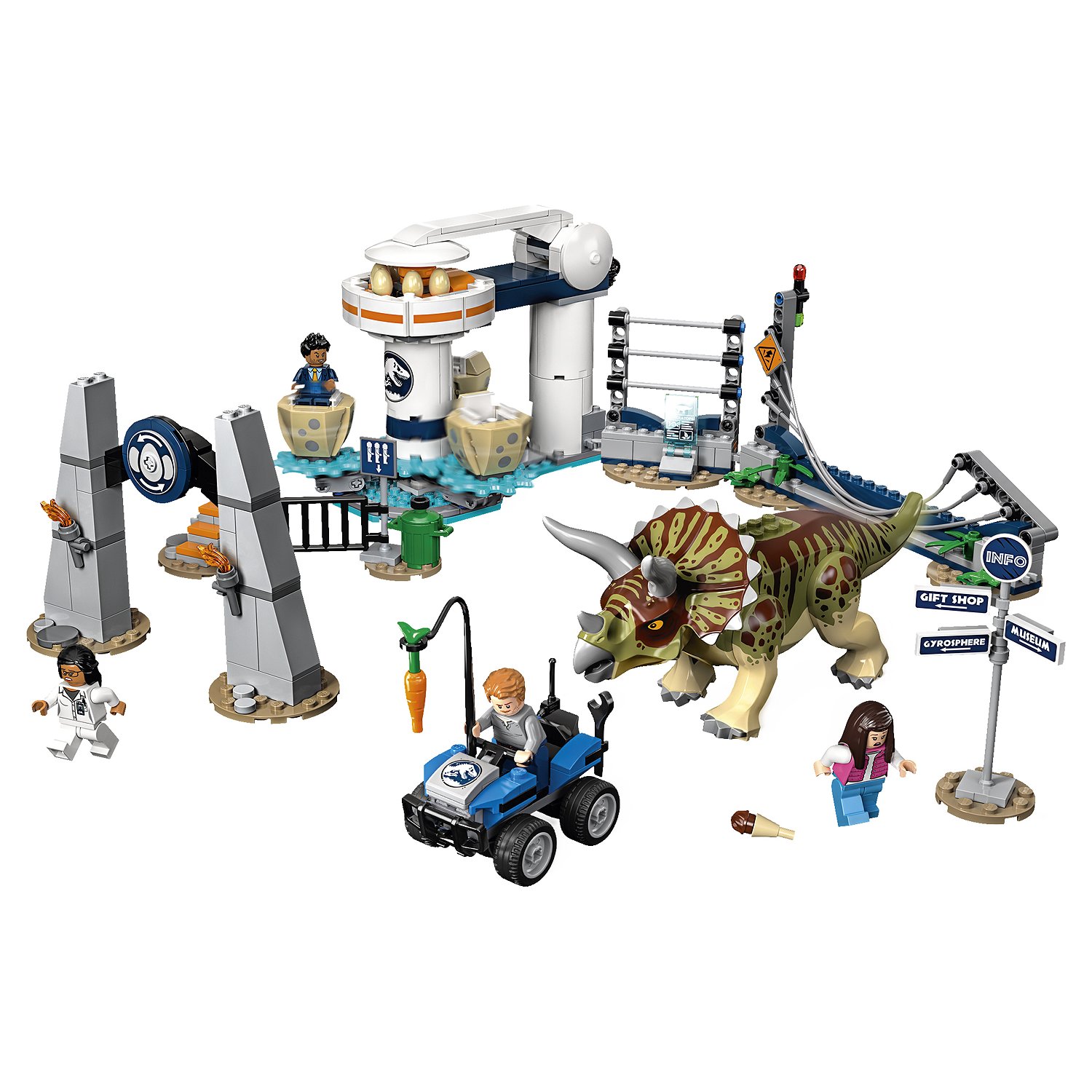 Lego Jurassic World 75937 Нападение трицератопса