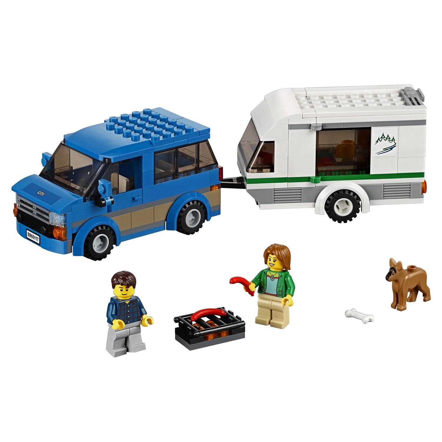 Lego City 60117 Фургон и дом на колёсах