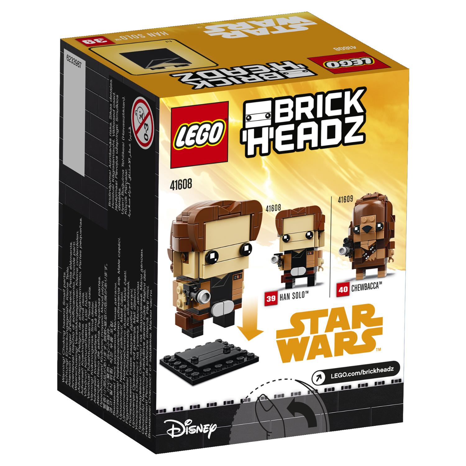 Lego BrickHeadz 41608 Хан Соло