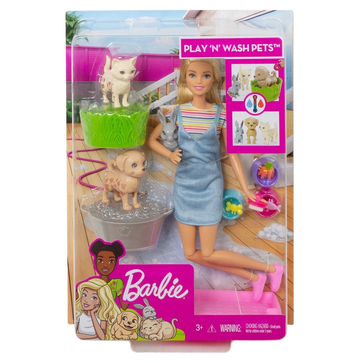 Кукла Barbie FXH11 и домашние питомцы