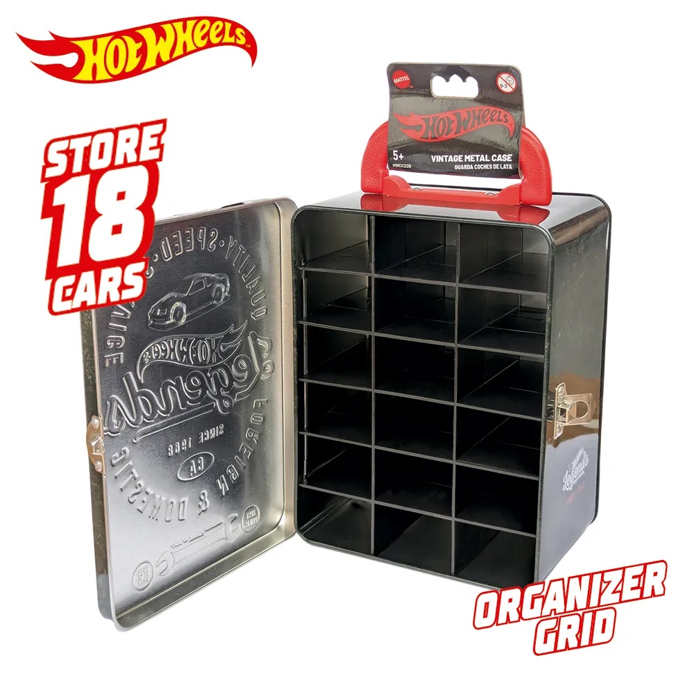 Портативный кейс для хранения 18 машинок Hot Wheels арт.HWCC-22B