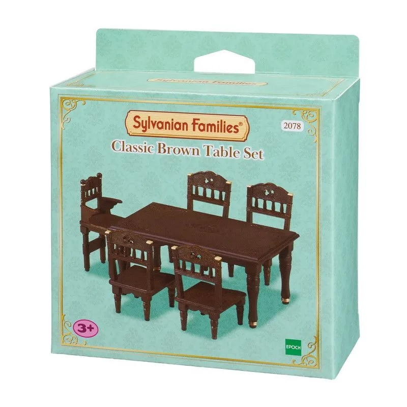 Набор Sylvanian Families 2078 Классическая коричневая мебель для гостиной