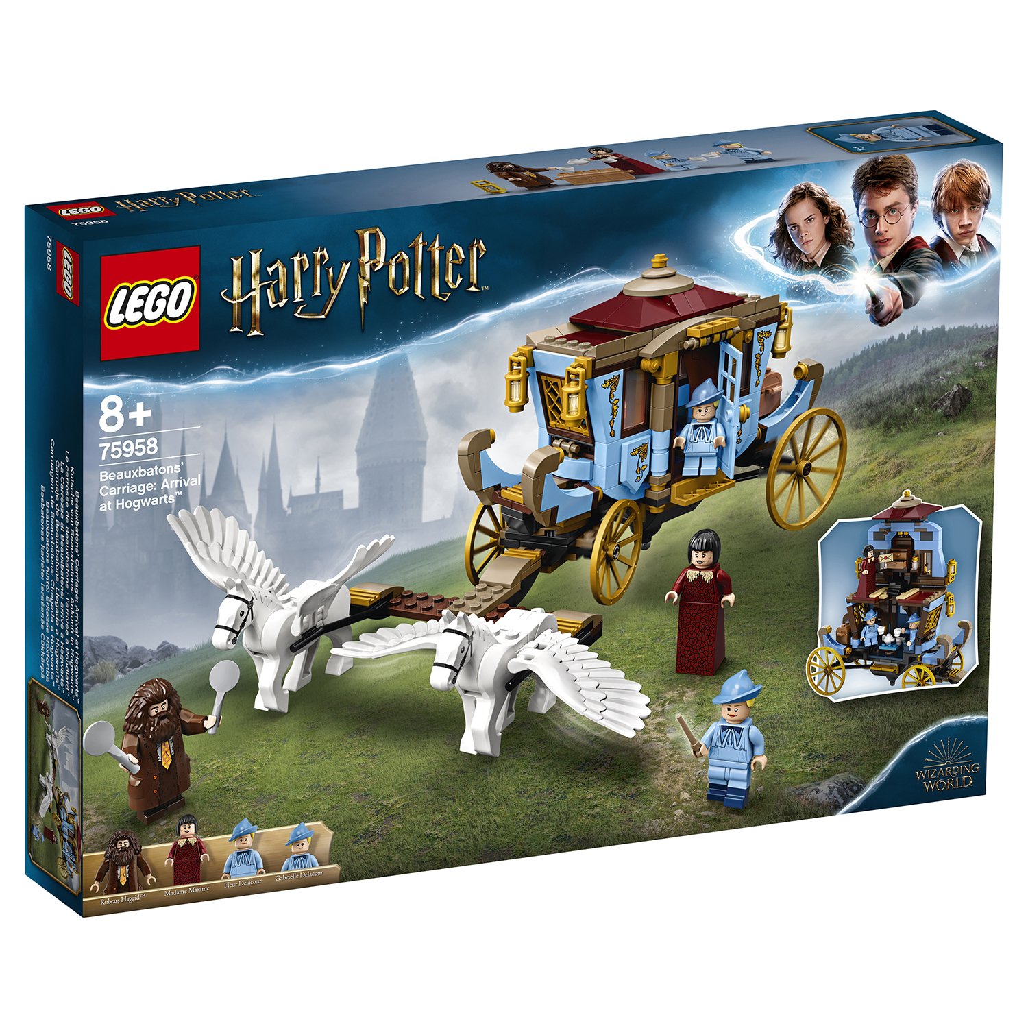 Lego Harry Potter 75958 Карета школы Шармбатон: приезд в Хогвартс
