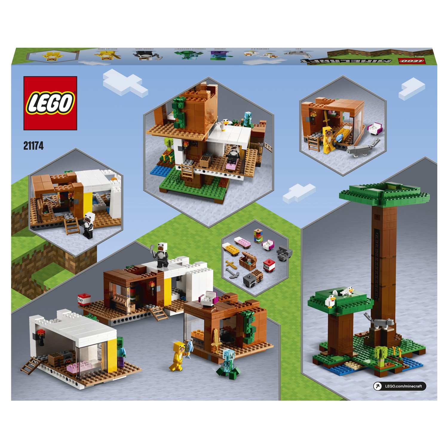 Lego Minecraft 21174 Современный домик на дереве