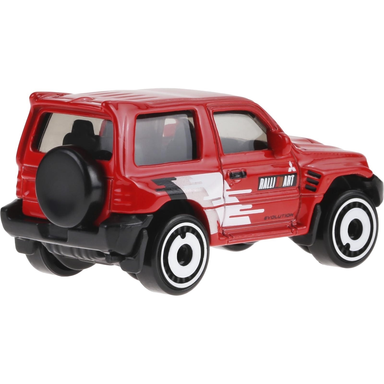Машинка Hot Wheels HKG47 Mud Studs 2023 Mitsubishi Pajero Evo Красный 3/5