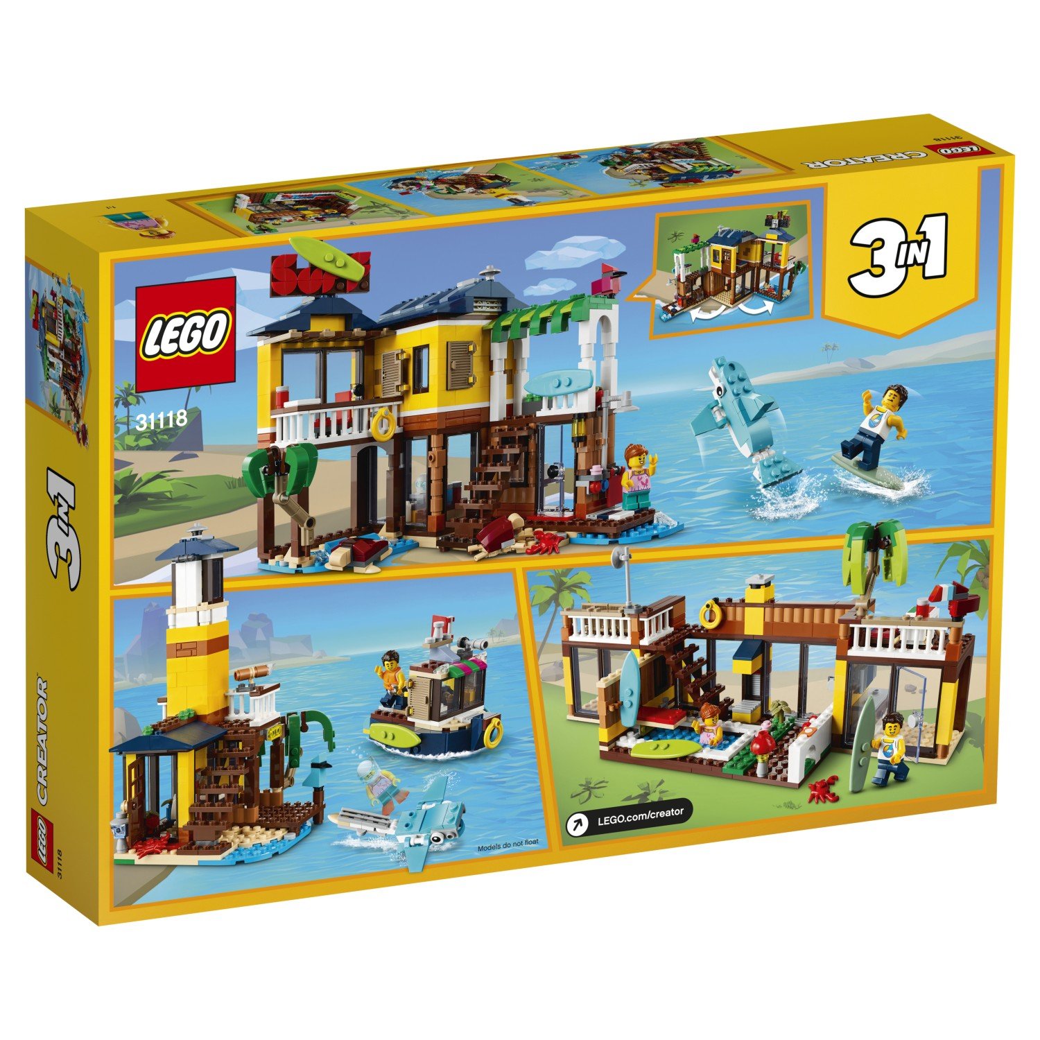 Lego Creator 31118 Пляжный домик серферов